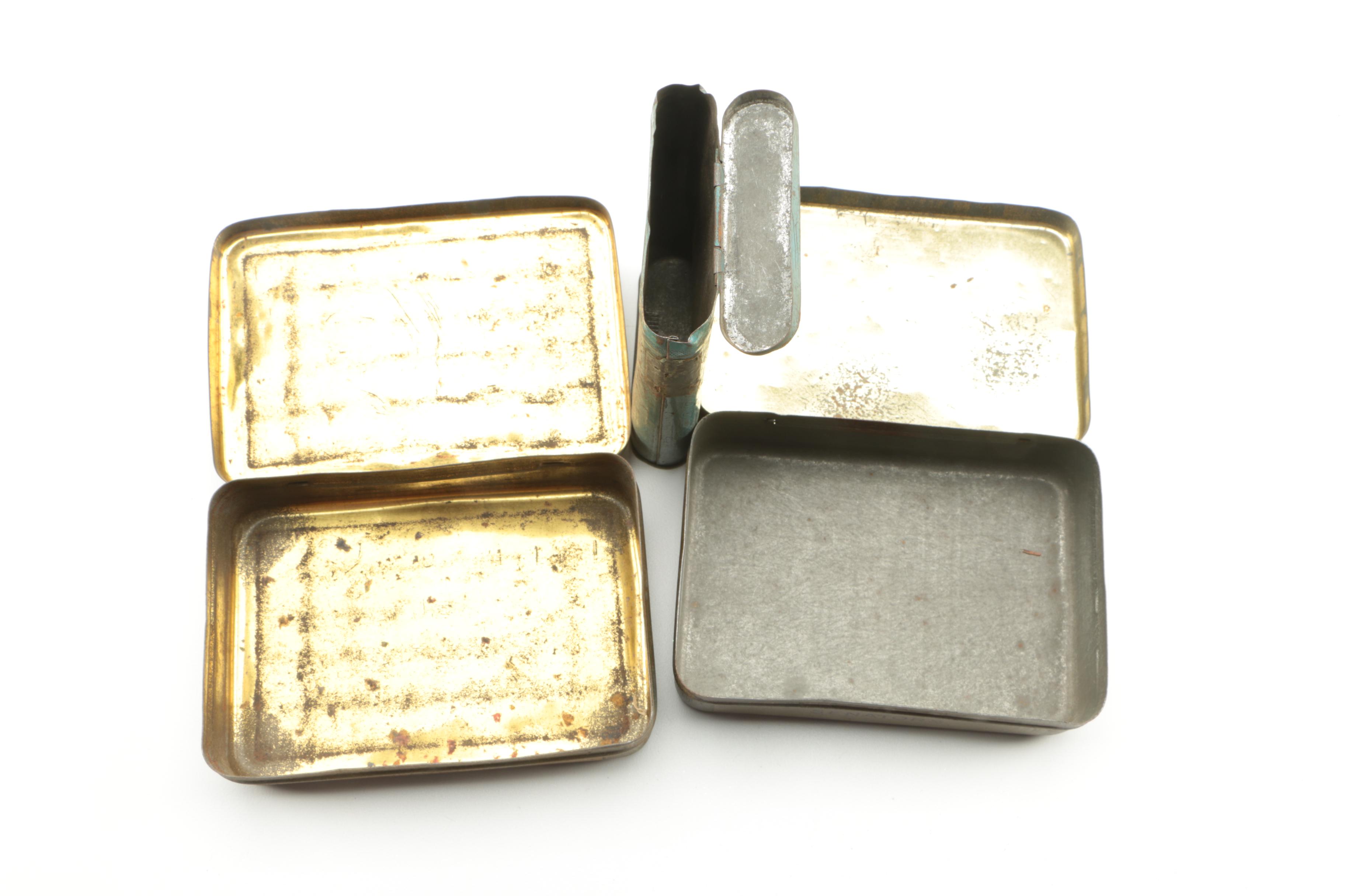 Vintage Cigar and Tums Tins