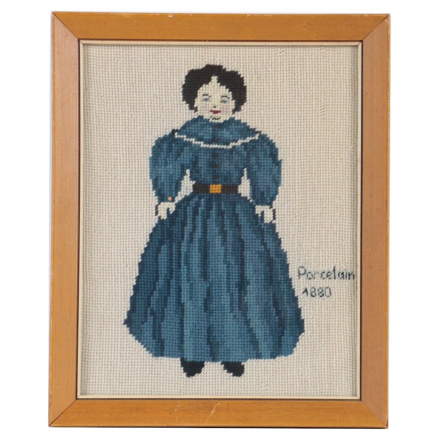 Erma Hartman Needlepoint "Porcelain 1880"