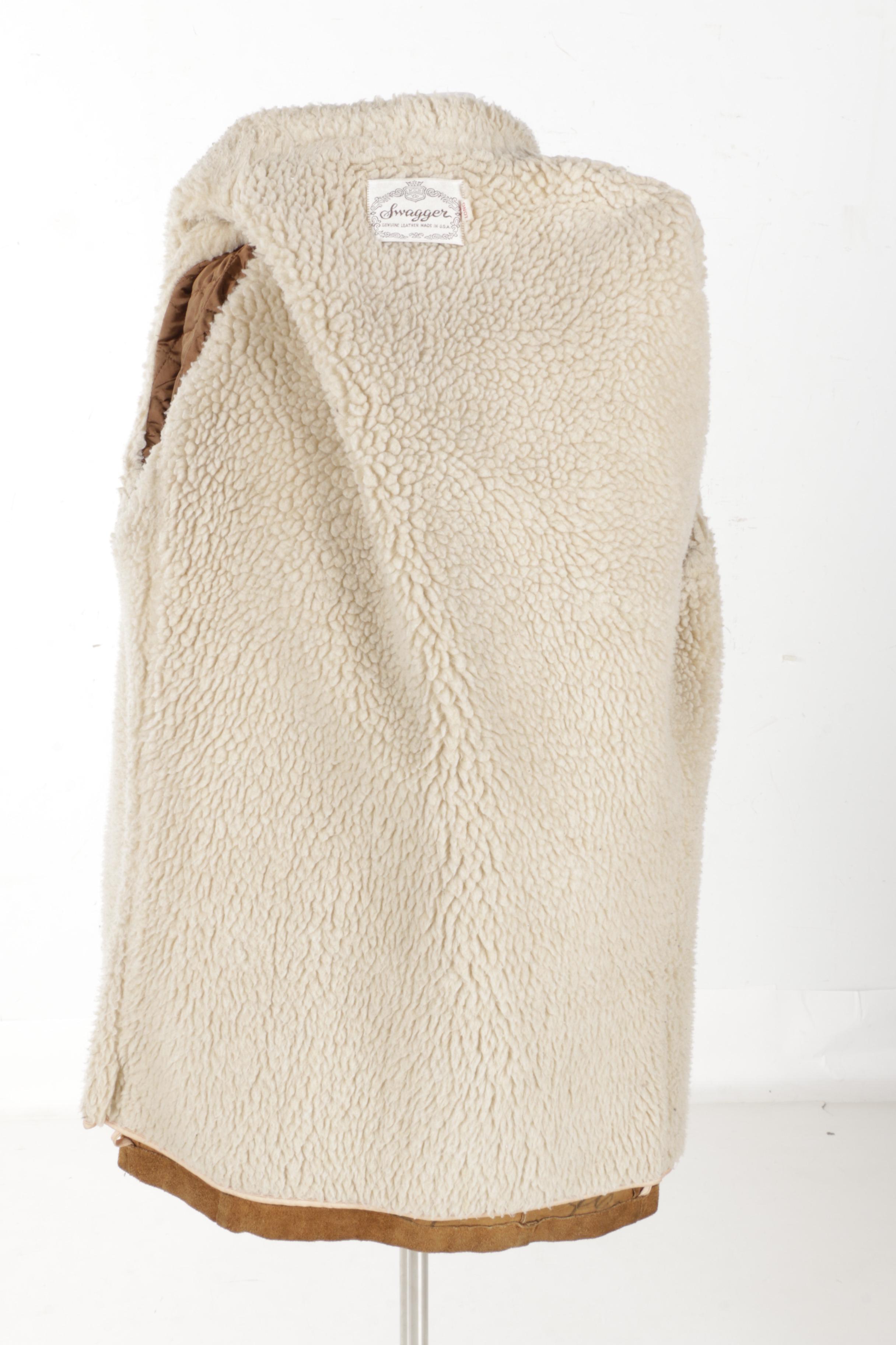 Men's Circa 1970 Swagger Suede and Faux Fur Coat