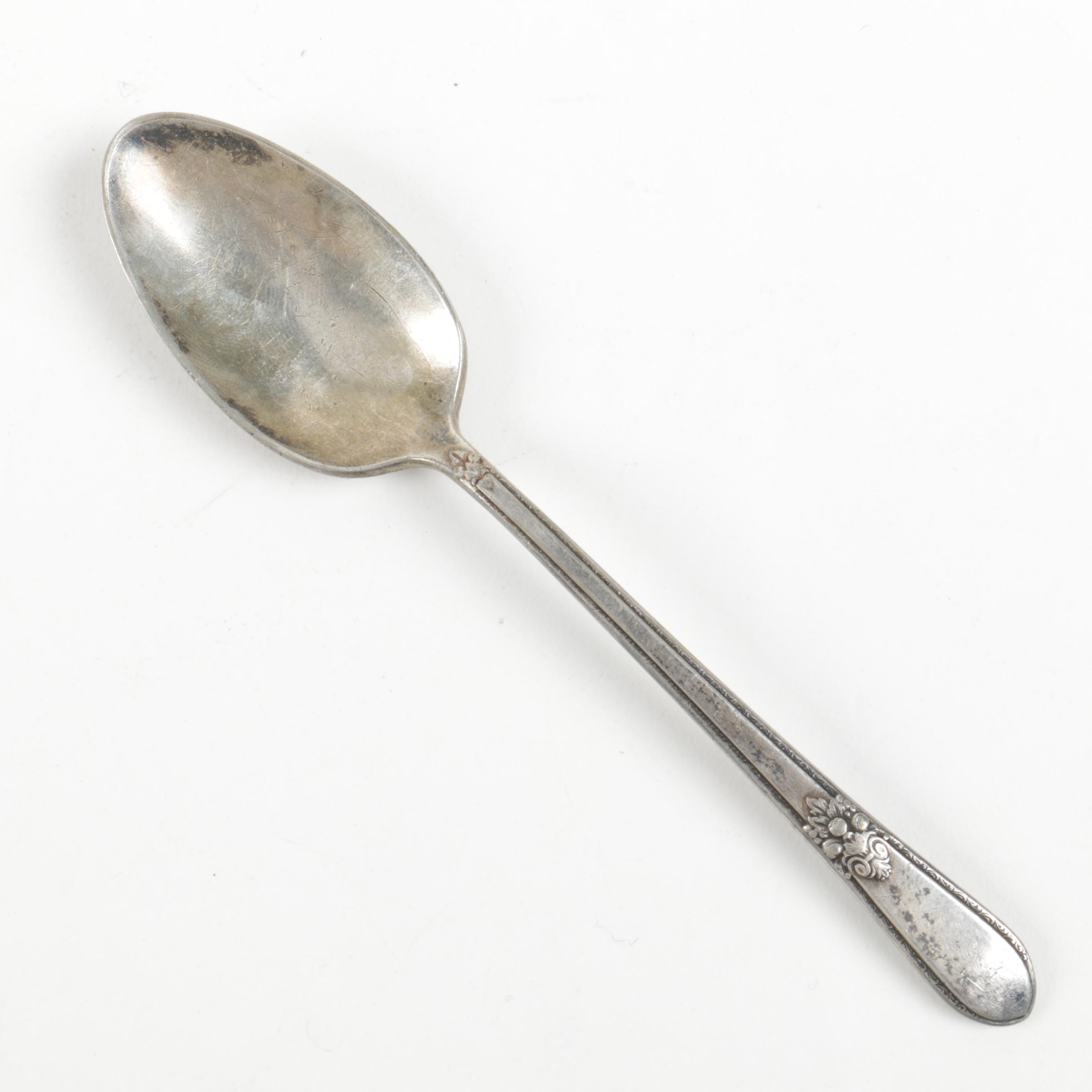 Wm. Rogers & Son Silver Plate Souvenir Spoons with 1847 Roger Bros. Spoon