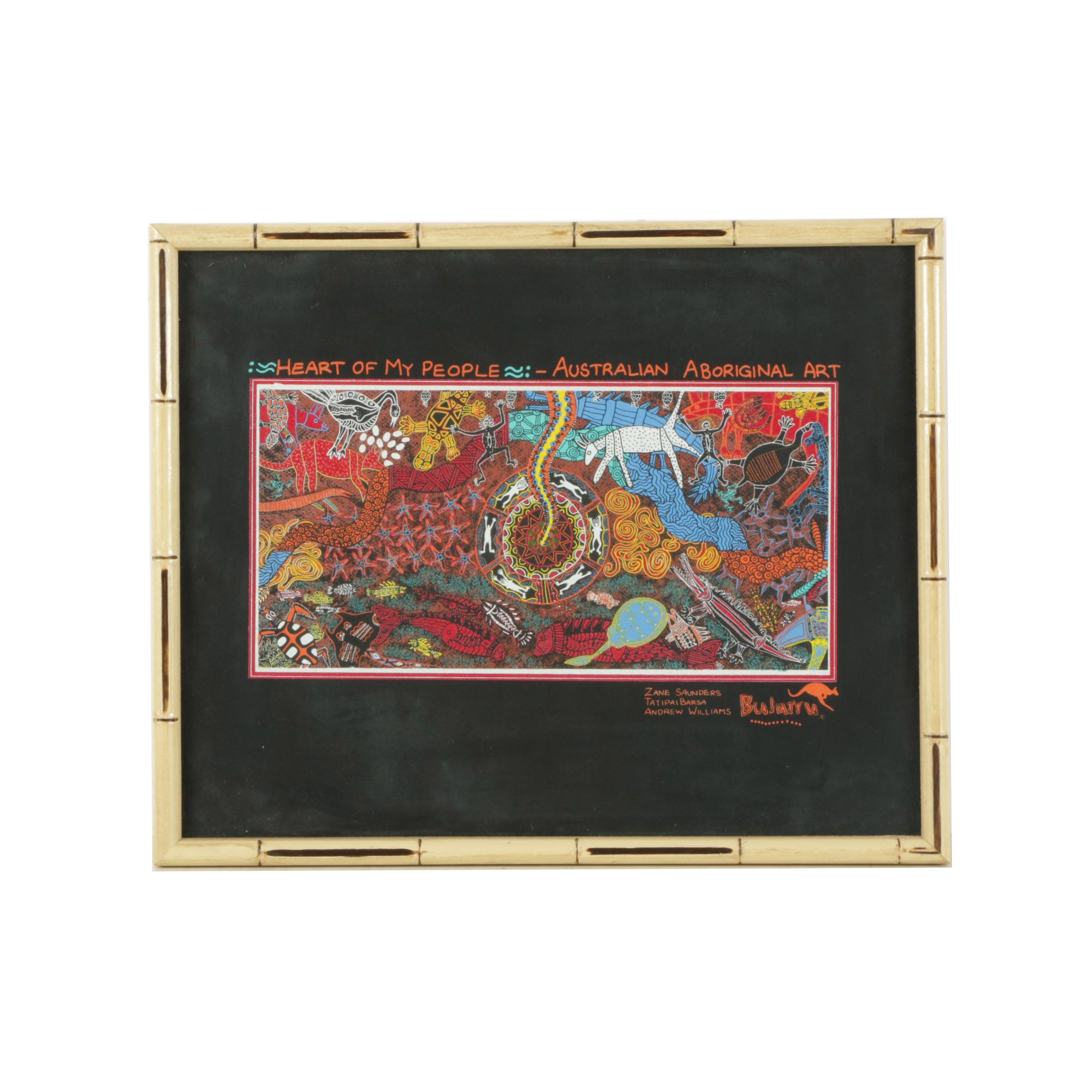 Saunders, Barsa and Williams Serigraph "Heart of My People"