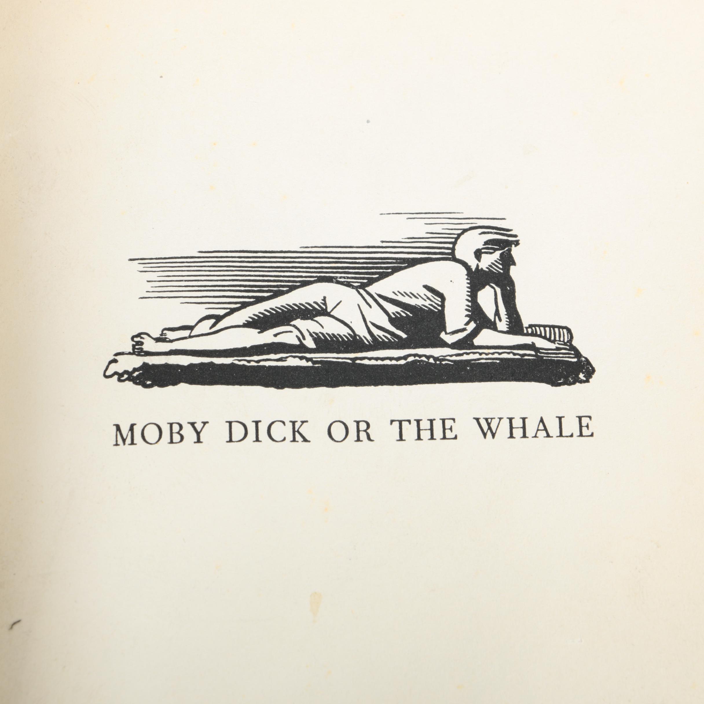 1930 "Moby Dick" Illustrated by Rockwell Kent