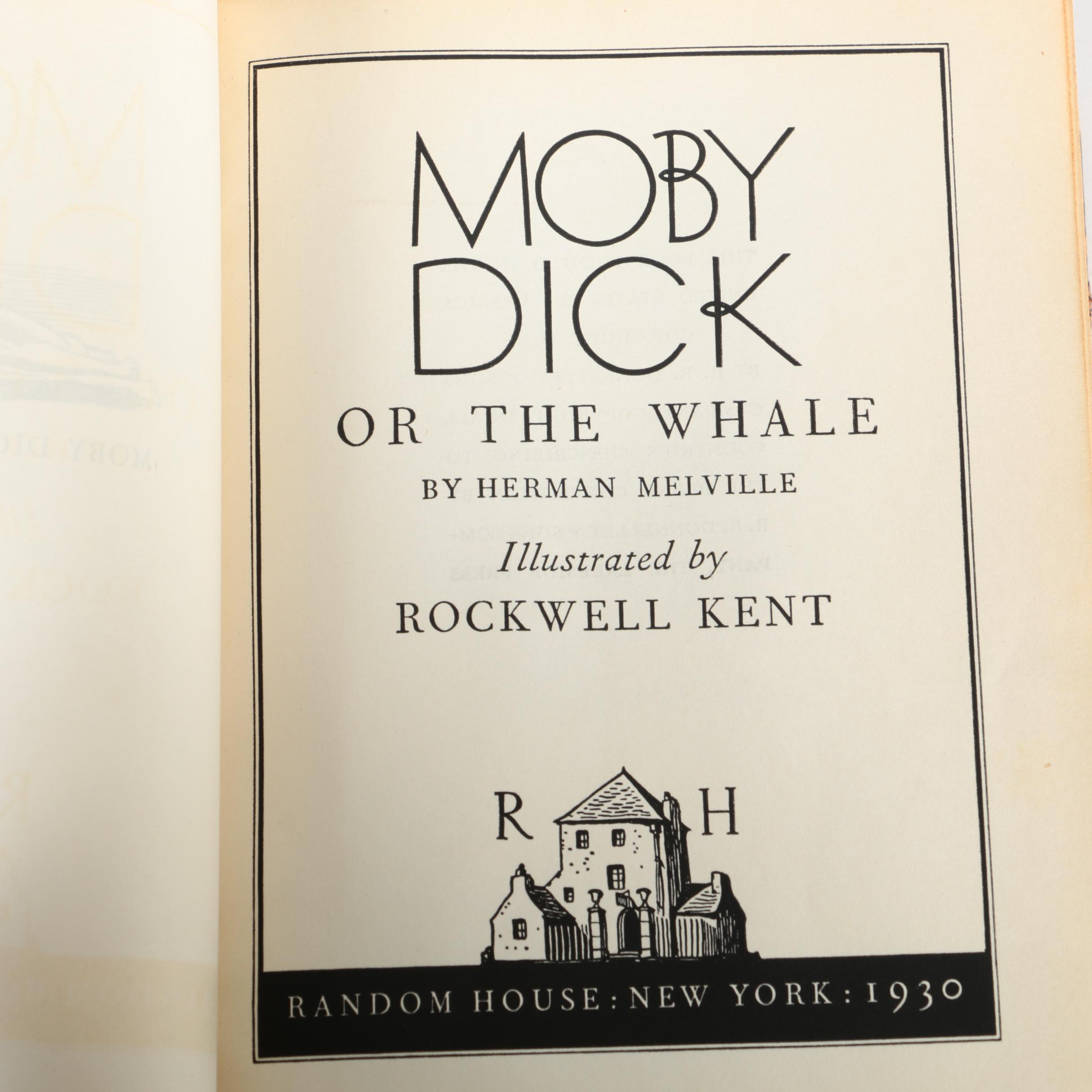 1930 "Moby Dick" Illustrated by Rockwell Kent