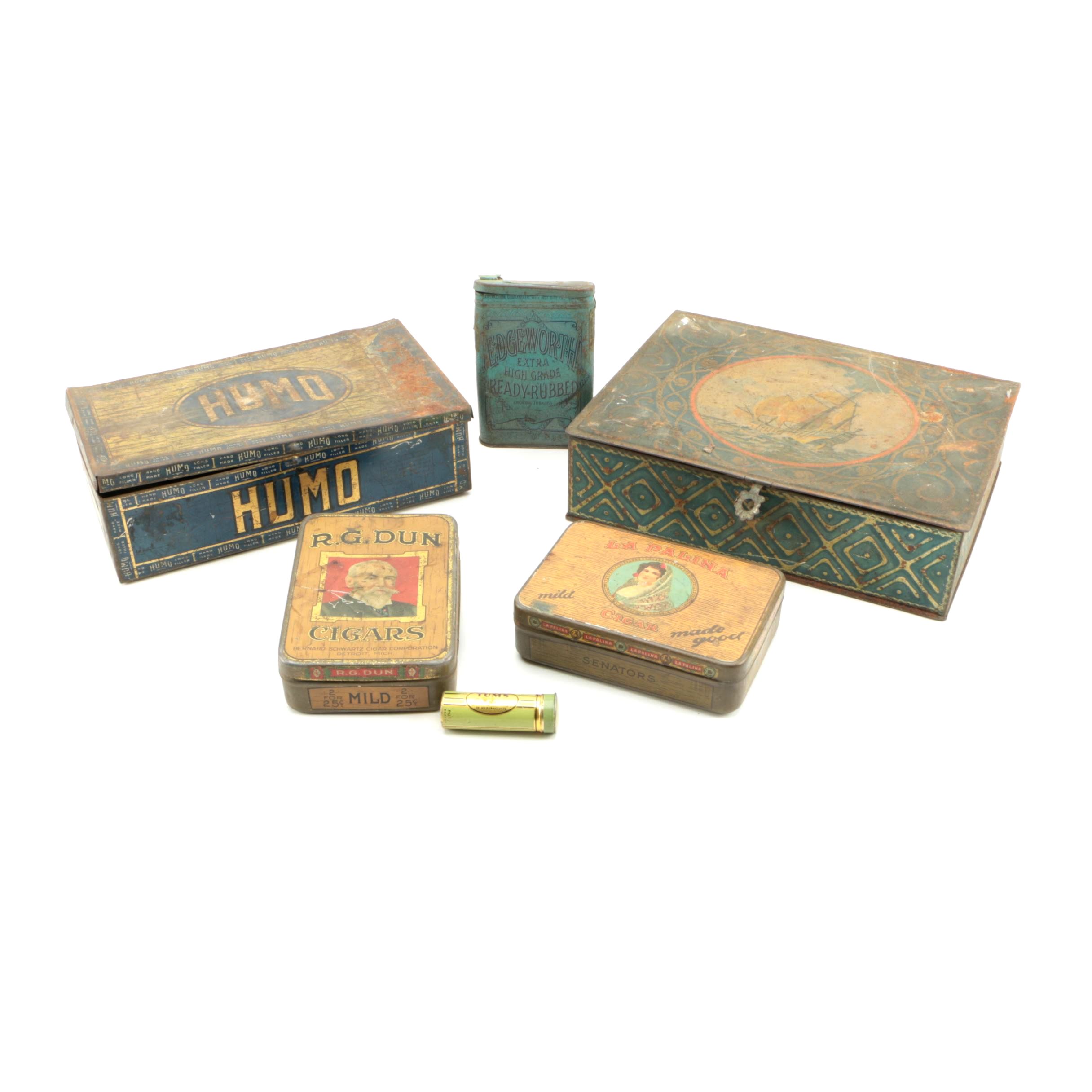 Vintage Cigar and Tums Tins