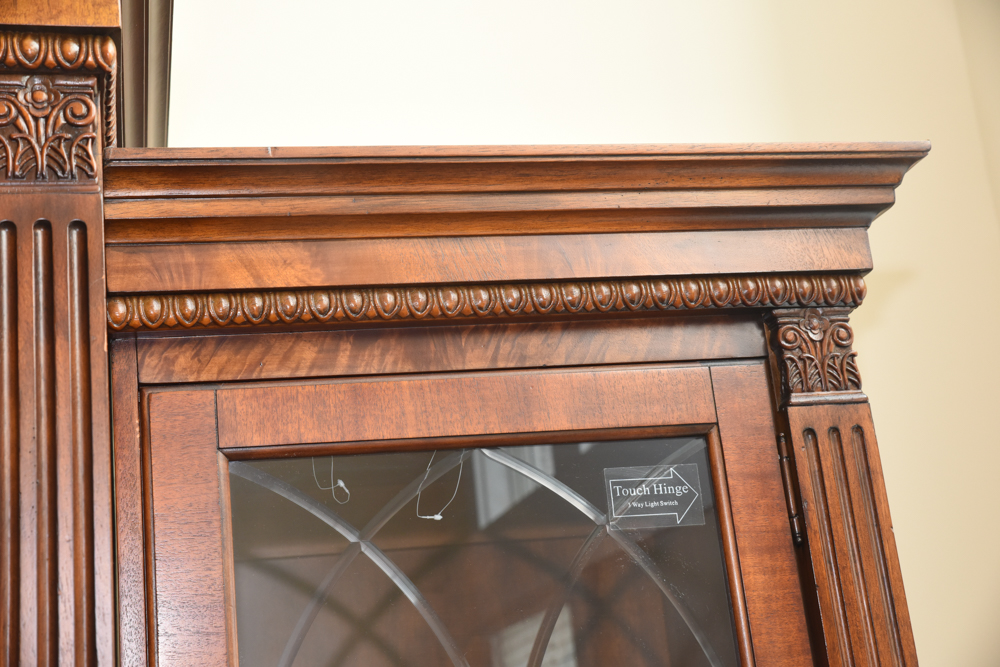 Georgian Style Break-Front Entertainment Cabinet