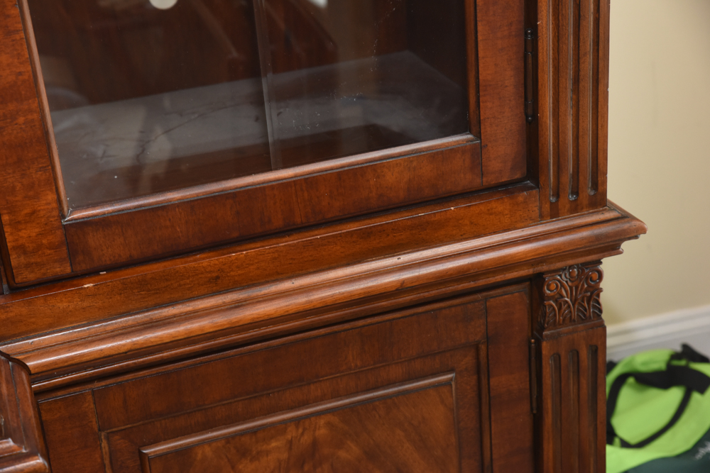 Georgian Style Break-Front Entertainment Cabinet