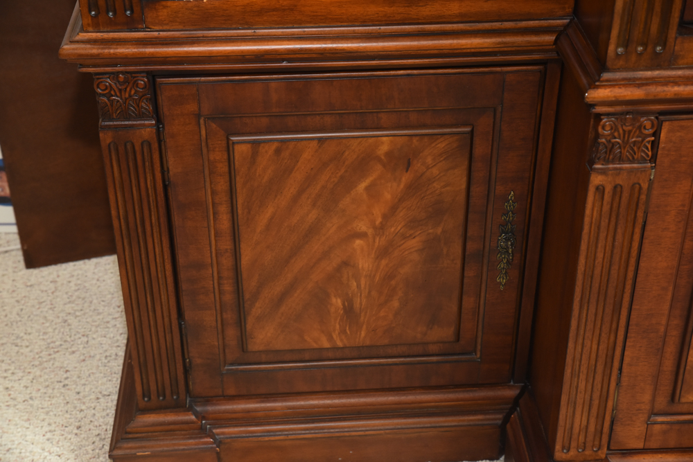 Georgian Style Break-Front Entertainment Cabinet