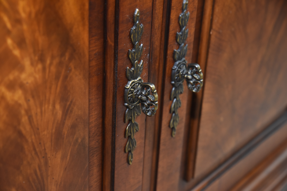 Georgian Style Break-Front Entertainment Cabinet