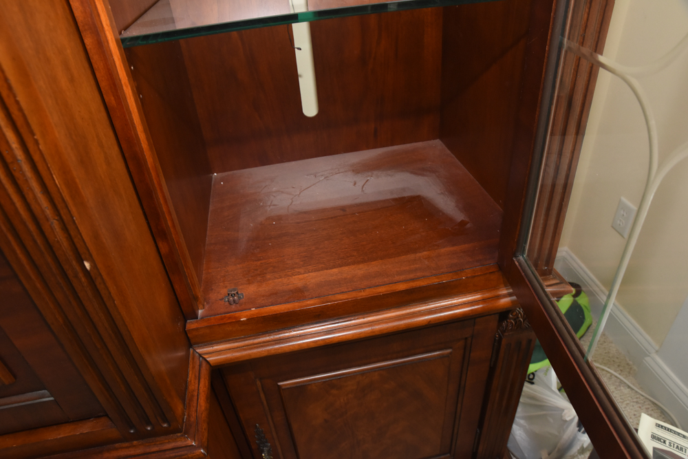 Georgian Style Break-Front Entertainment Cabinet