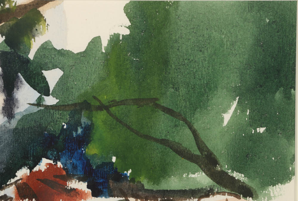 Carl Zimmerman Watercolor Painting