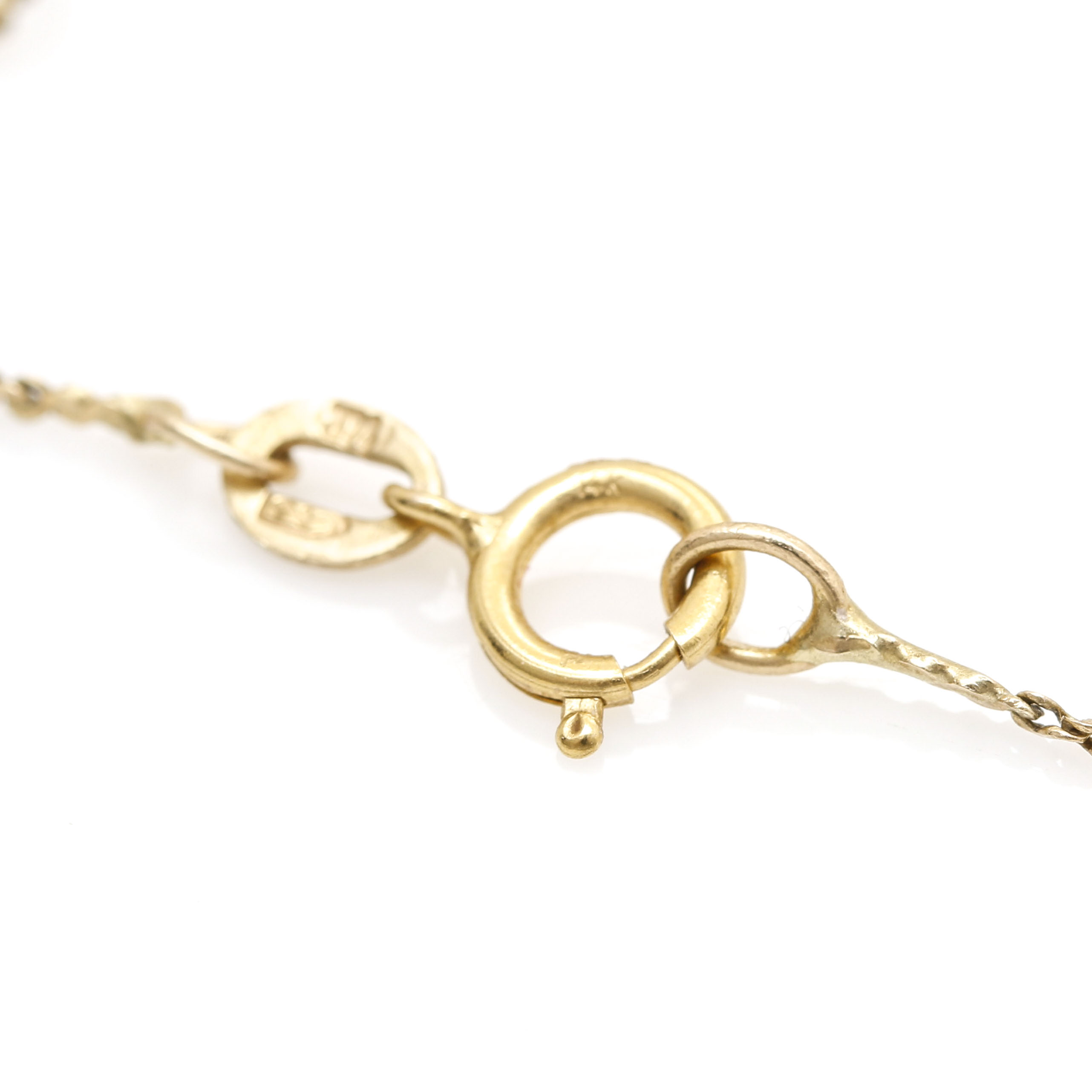 14K Yellow Gold Serpentine Chain Necklace