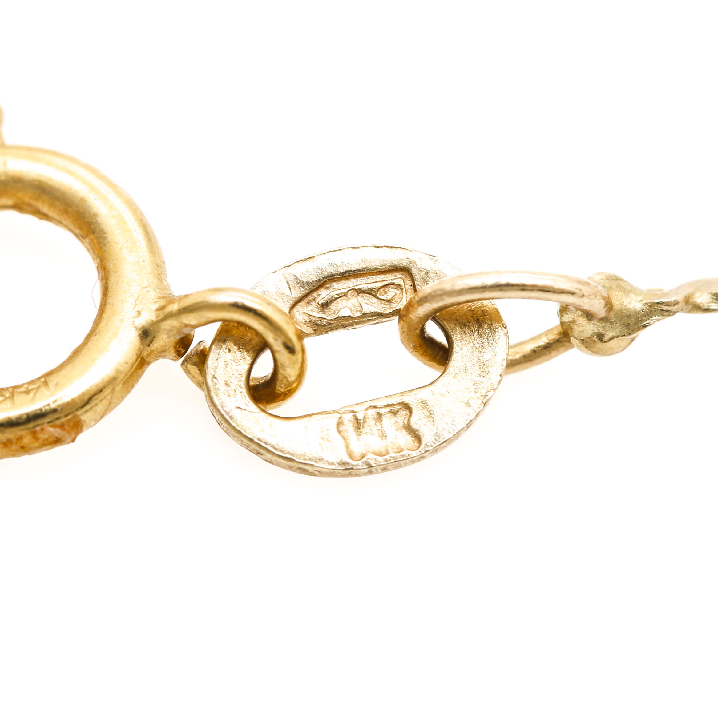 14K Yellow Gold Serpentine Chain Necklace