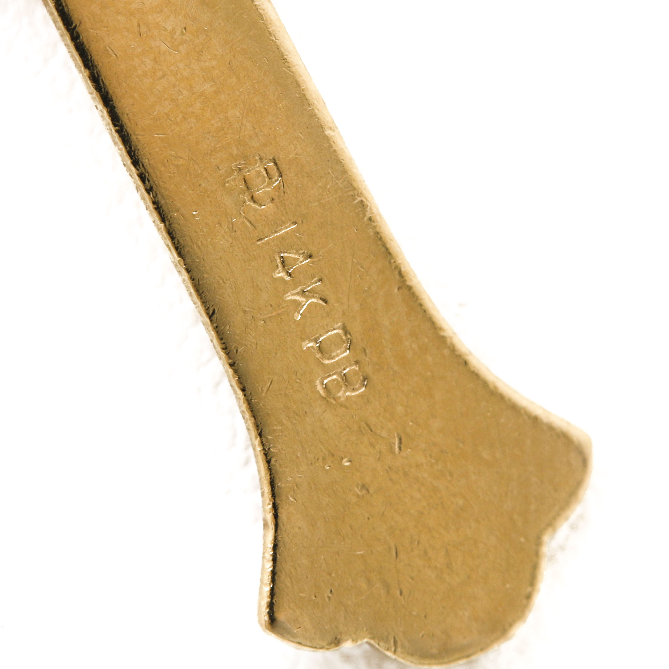 14K Yellow Gold Cross Pendant Necklace