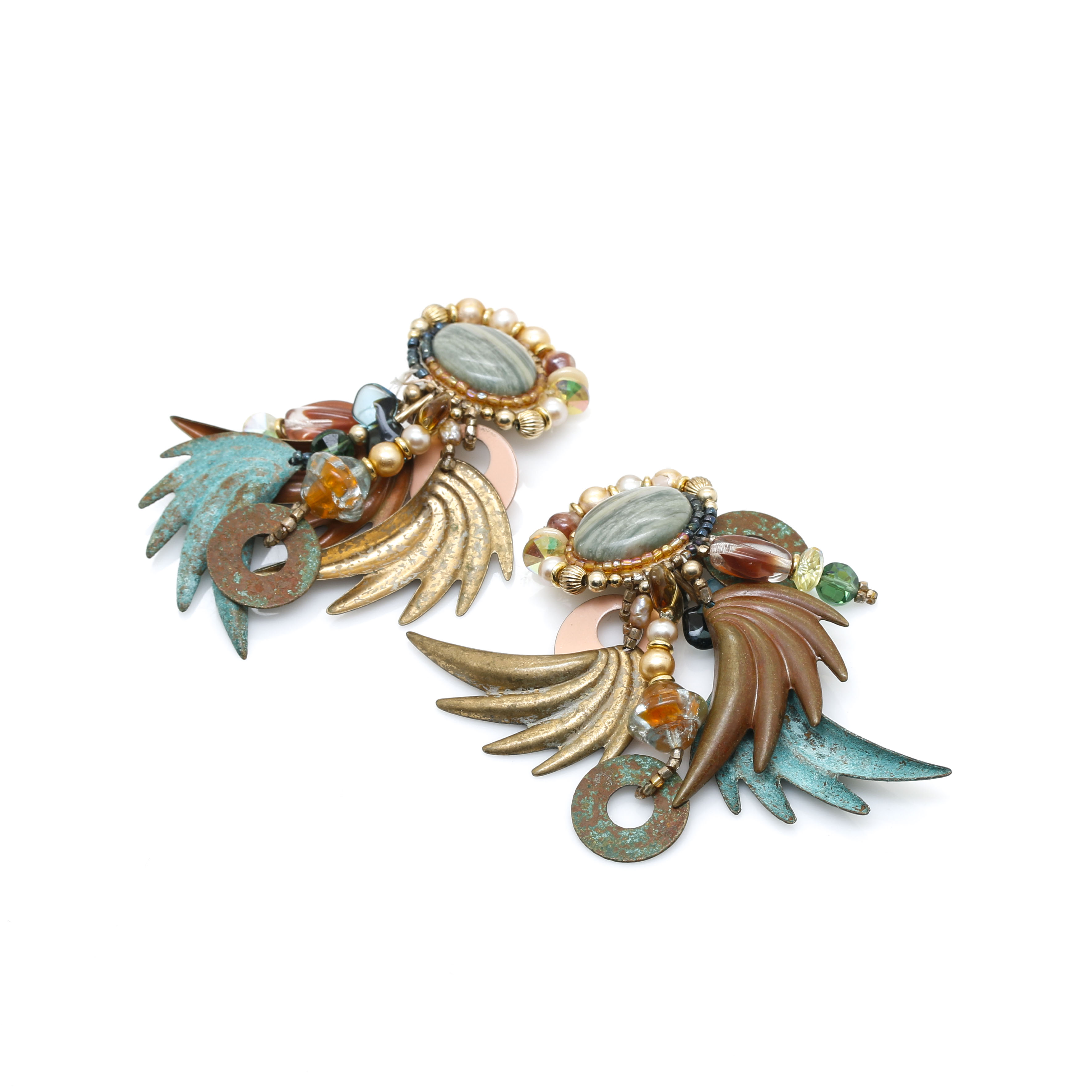 Gouping of Chipita Dangle Earrings Including Gemstones