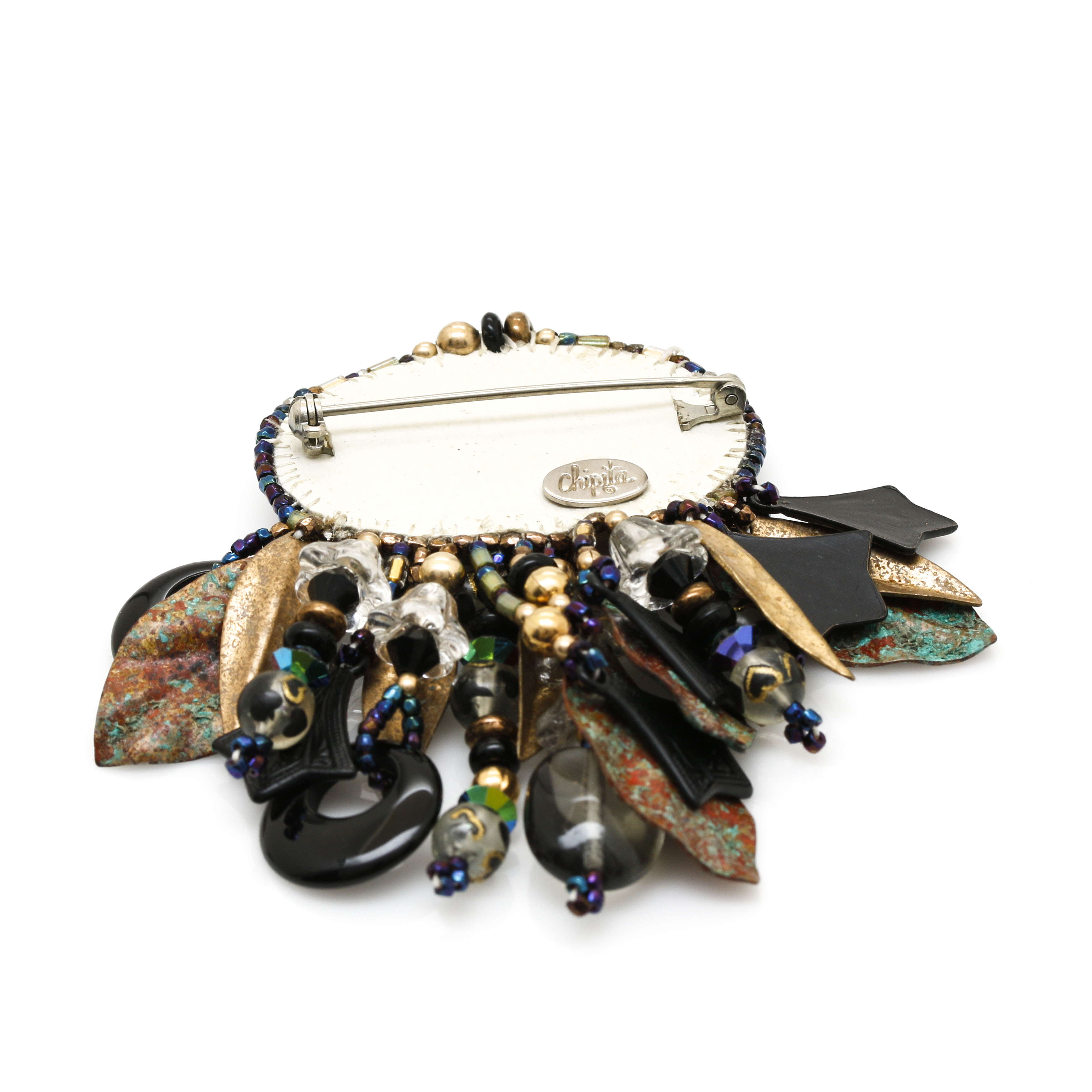 Chipita Brooch and Dangle Earrings