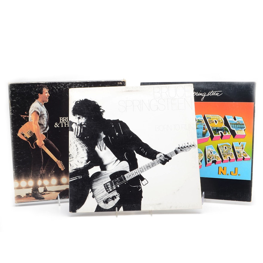 Collection of Bruce Springsteen Albums