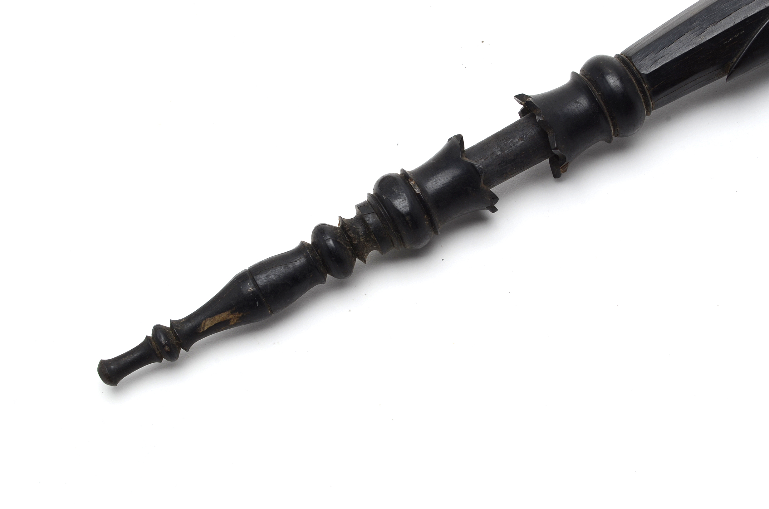 Large Ornate Tyrolean Pipe with Porcelain Tyrolean Bowl