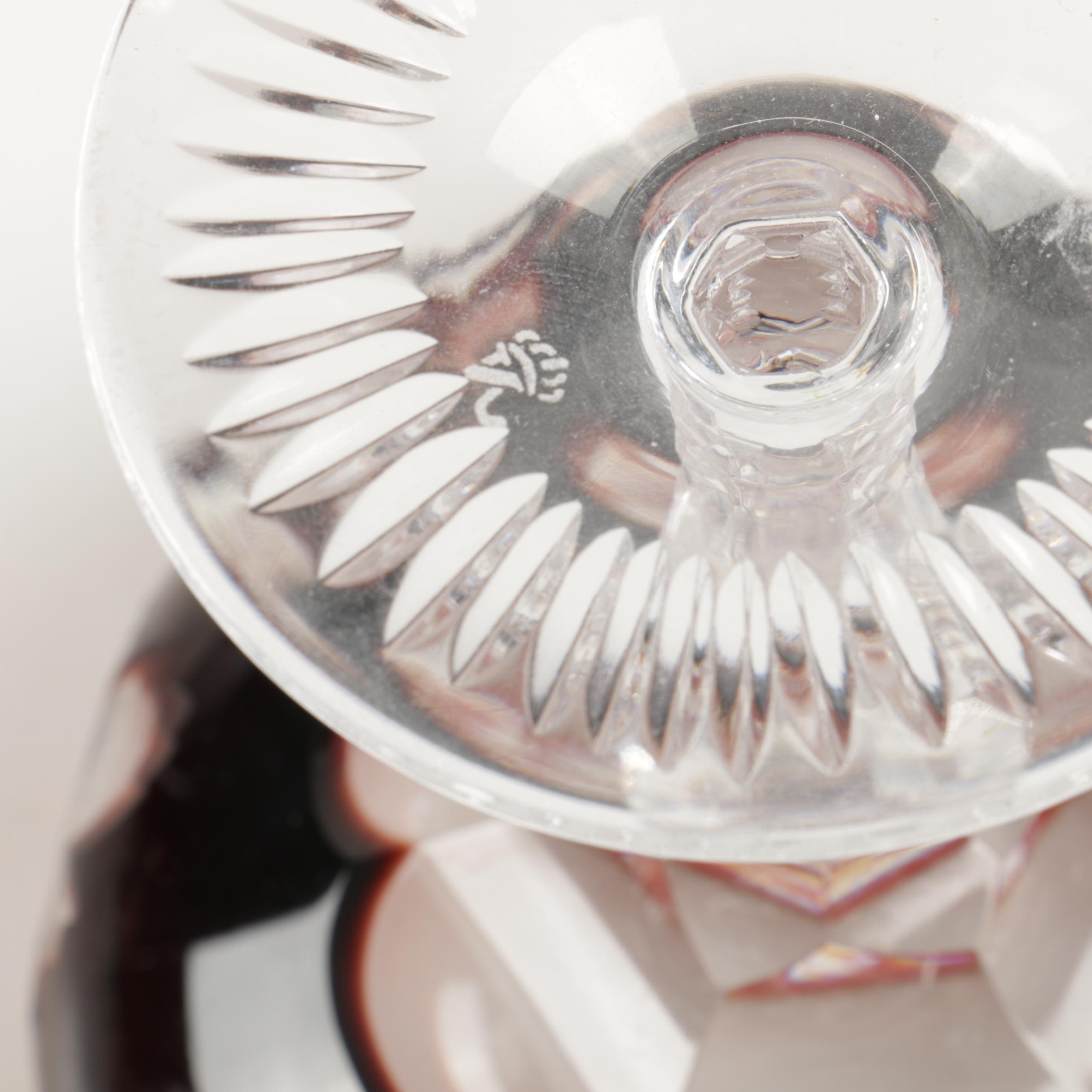 Nachtmann "Traube" Cut to Clear Crystal Champagne Coupes