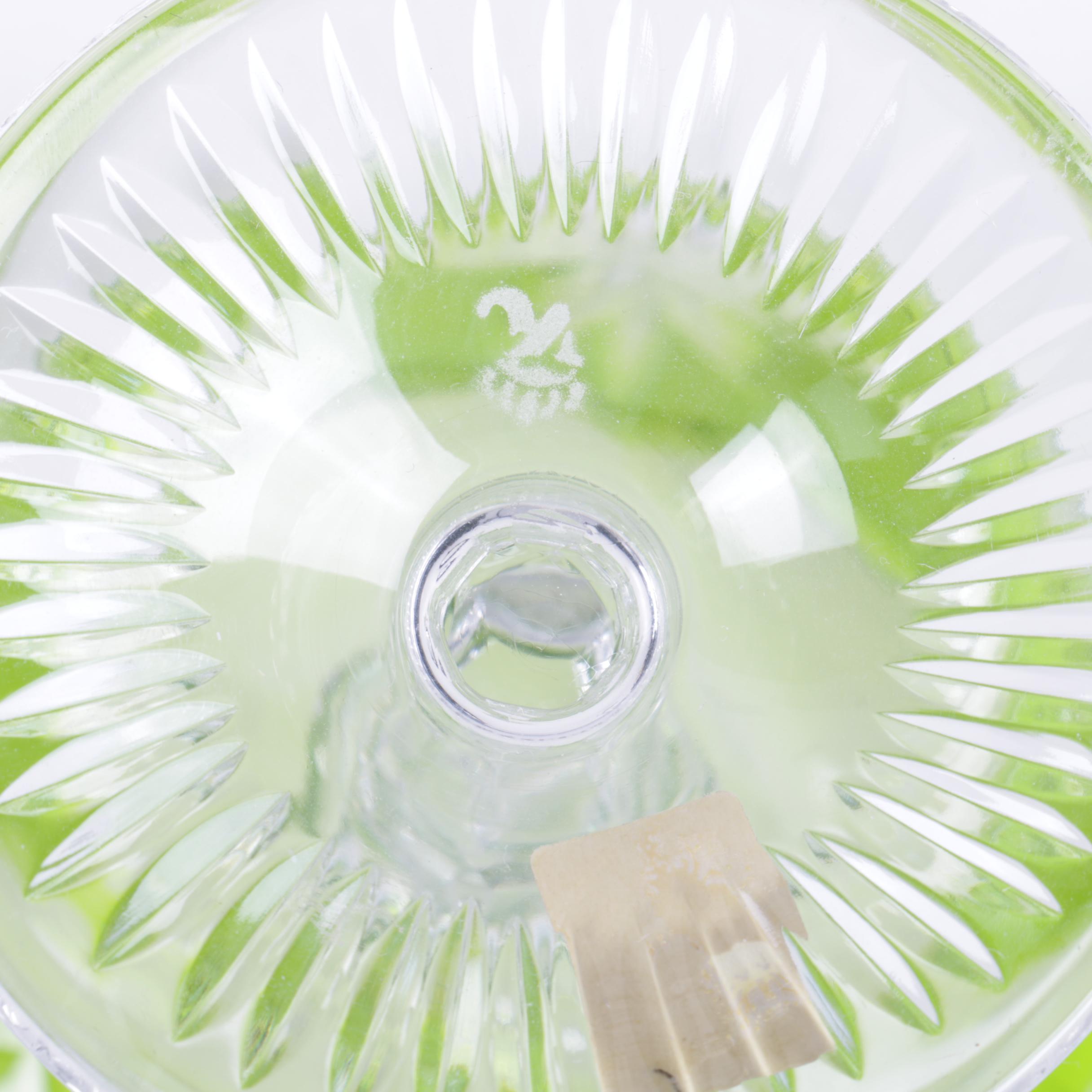 Nachtmann "Traube" Cut to Clear Crystal Champagne Coupes