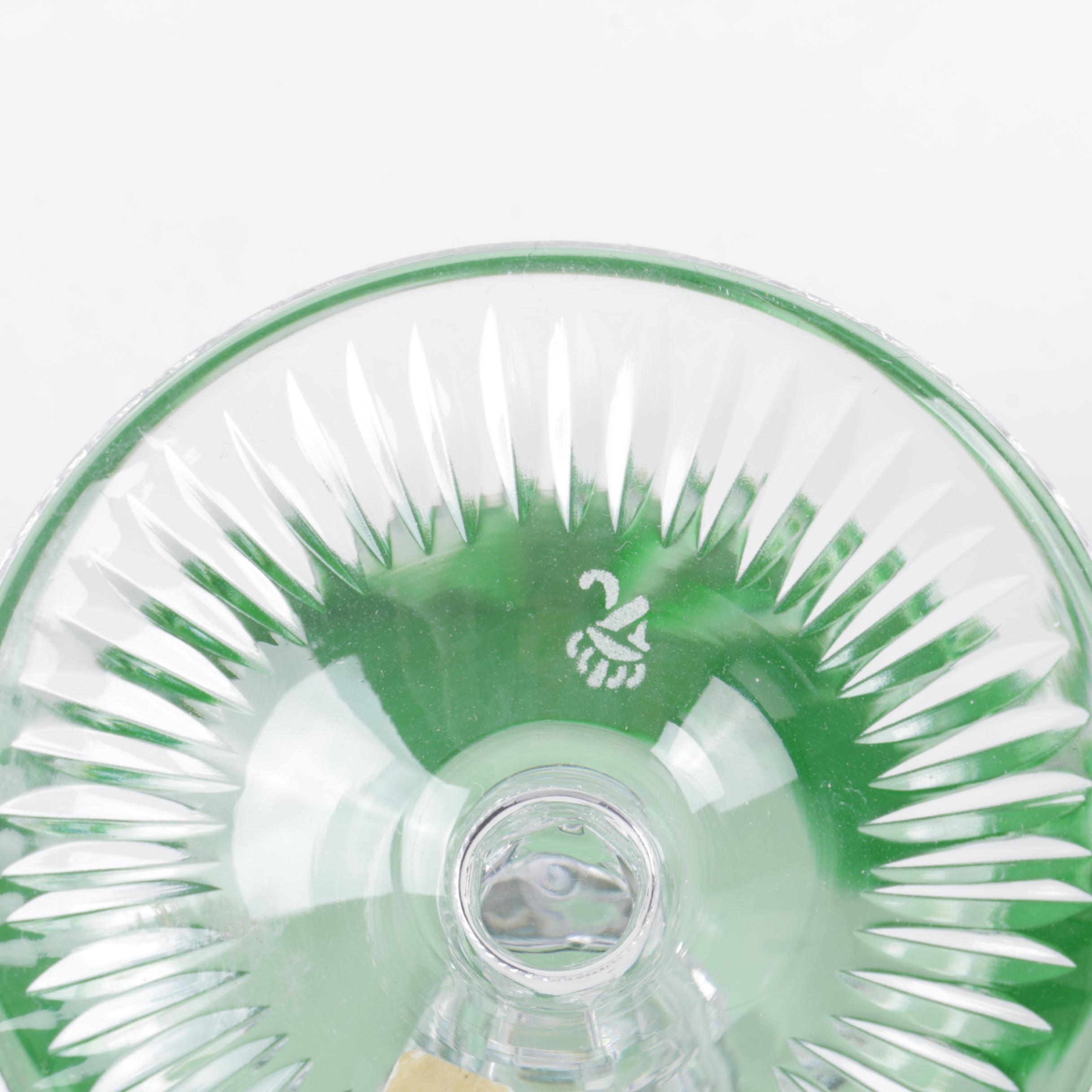 Nachtmann "Traube" Cut to Clear Crystal Champagne Coupes