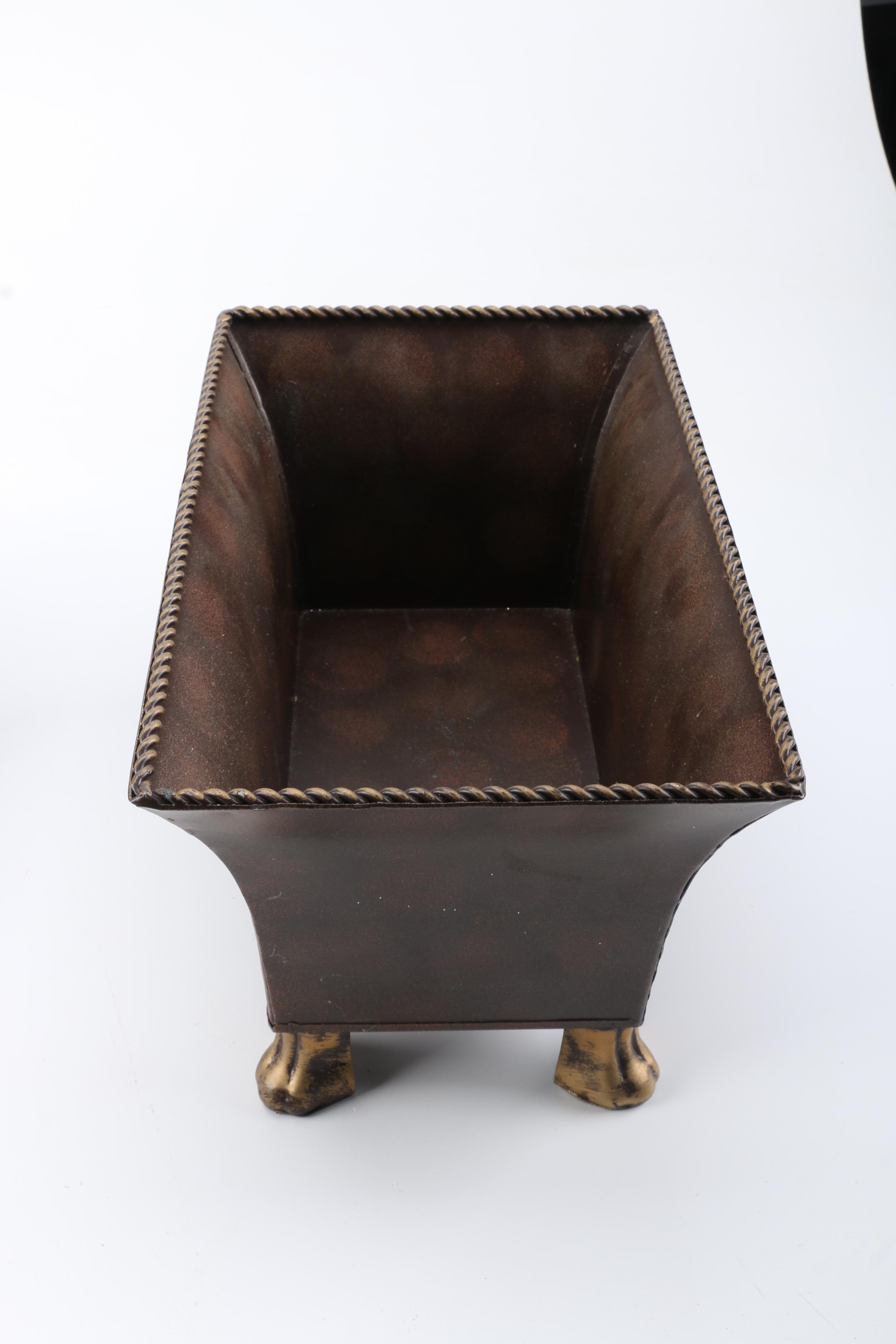 Decorative Metal Storage Containers