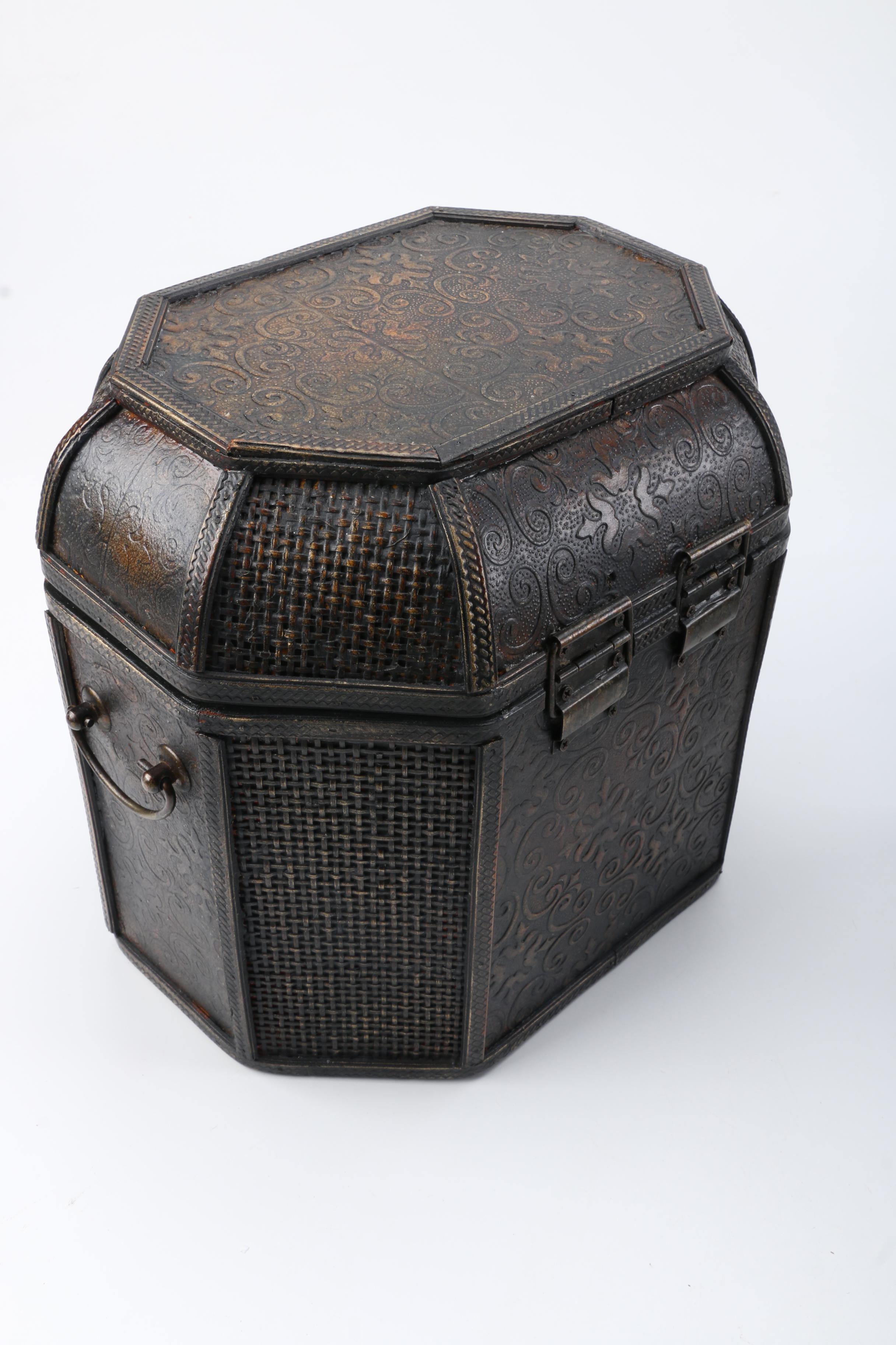 Decorative Metal Storage Containers