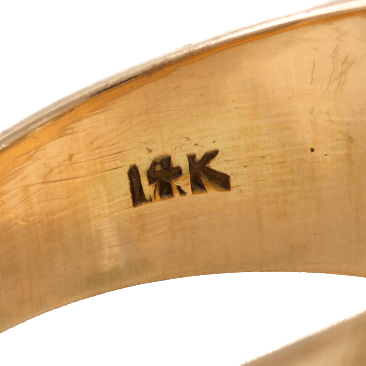 14K Yellow Gold Smoky Quartz Ring