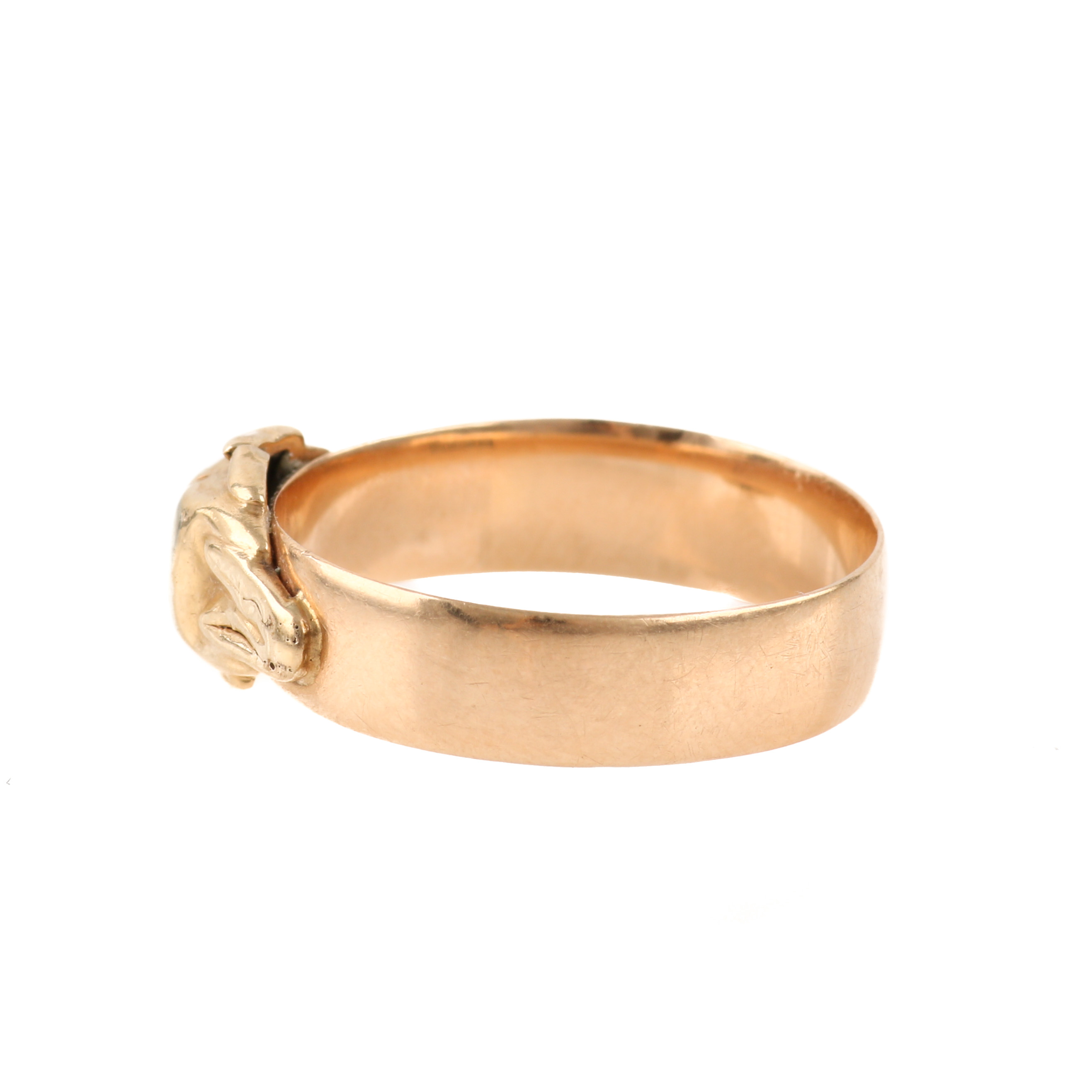 14K Yellow Gold Diamond Ring