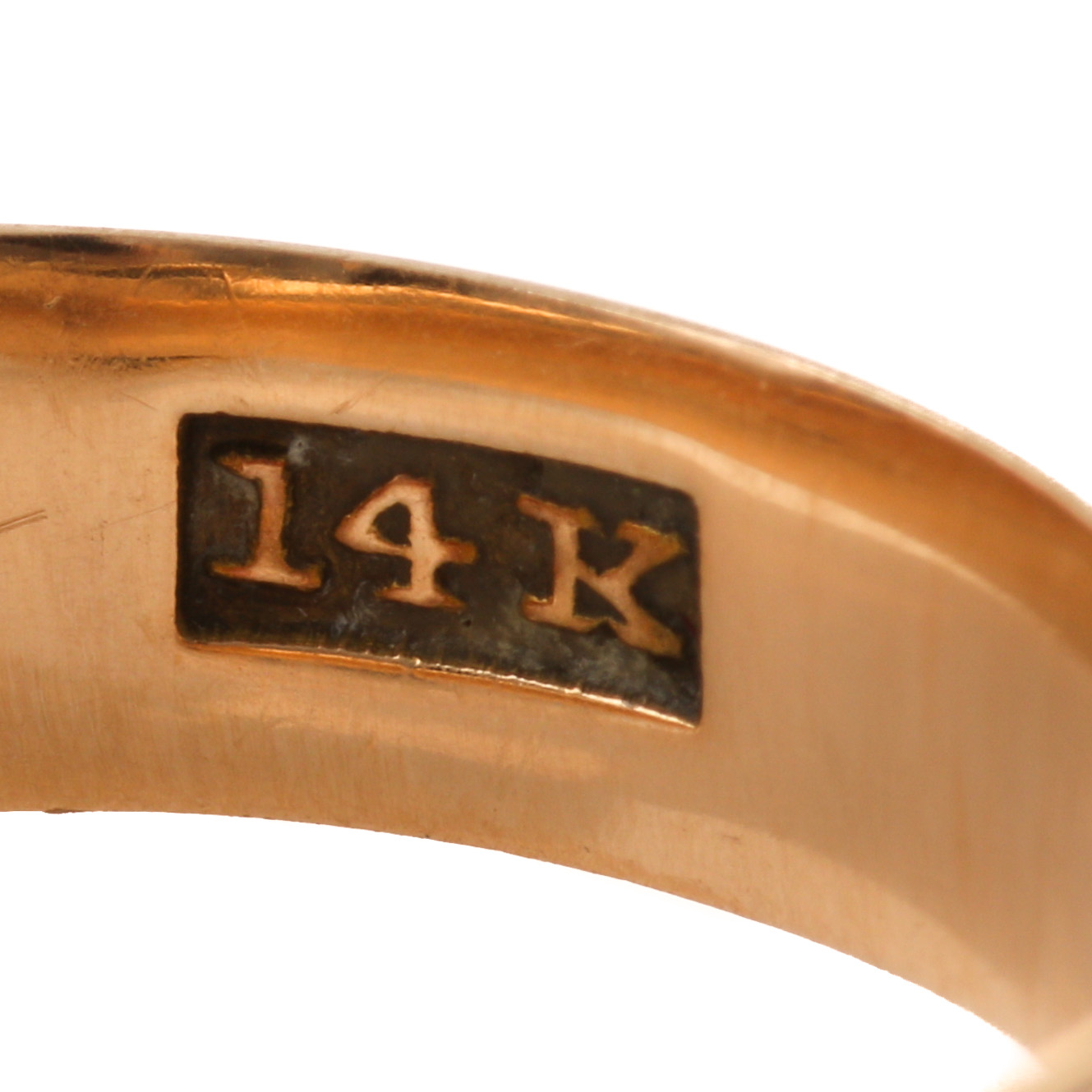 14K Yellow Gold Diamond Ring