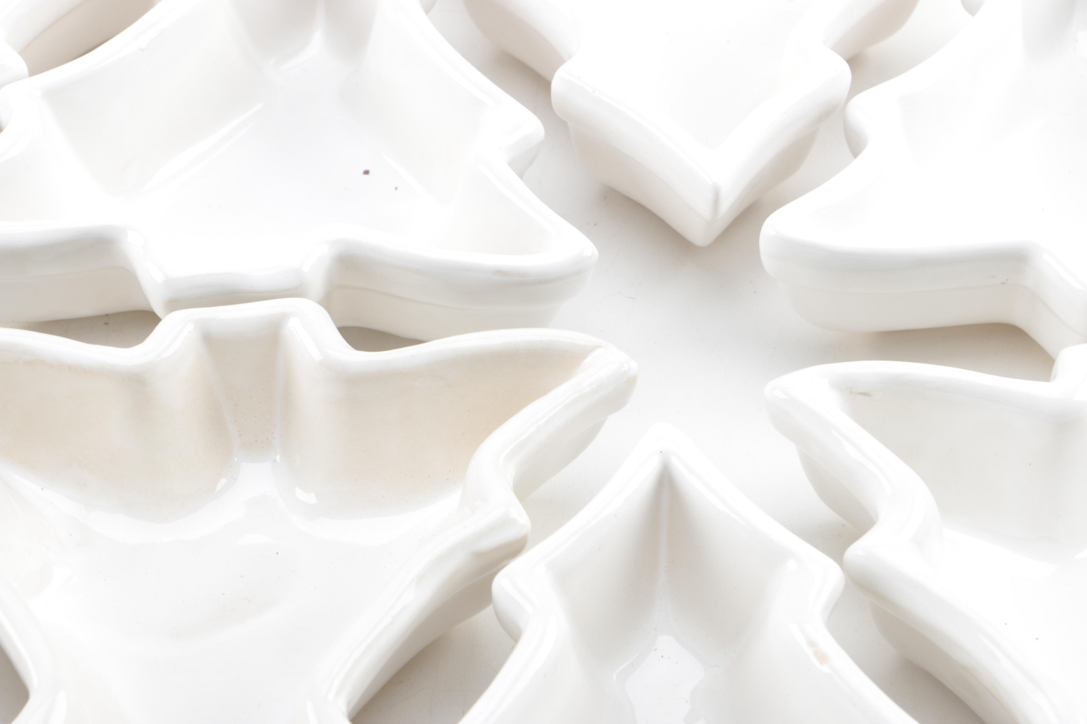 Williams-Sonoma Tree-Shaped Creme Brûlée Bakeware with Caramelizing Irons