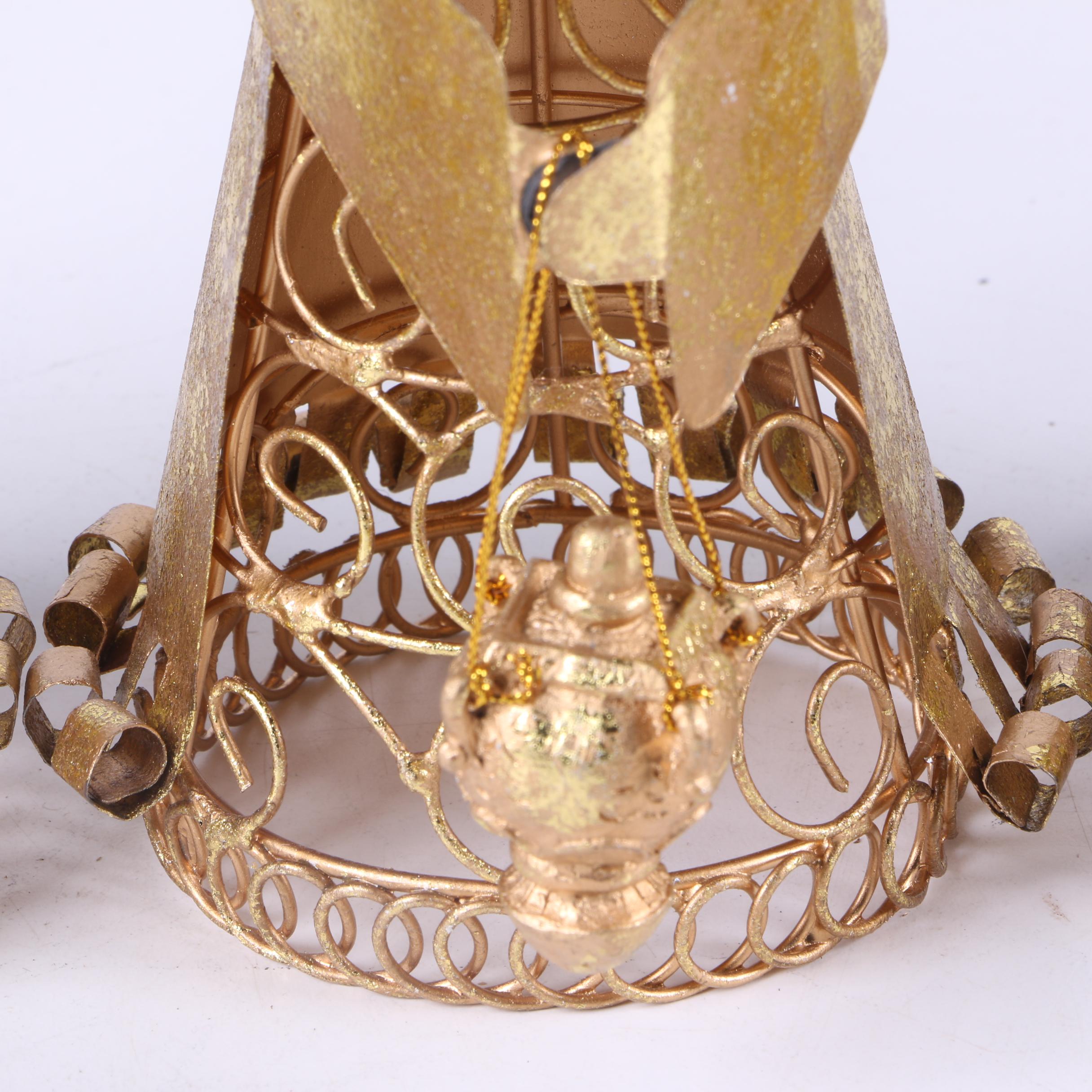 Three King Ornaments and Metal Base