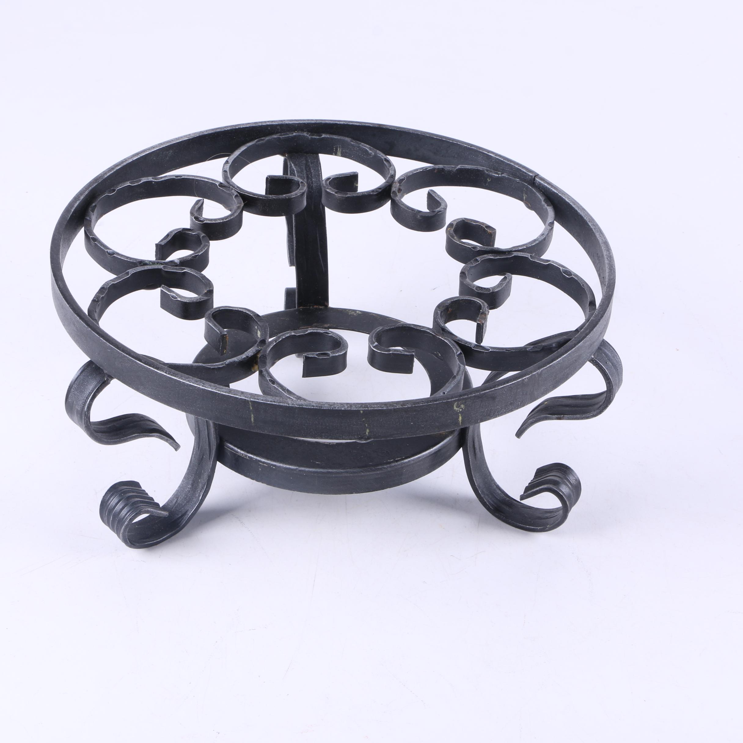 Three King Ornaments and Metal Base