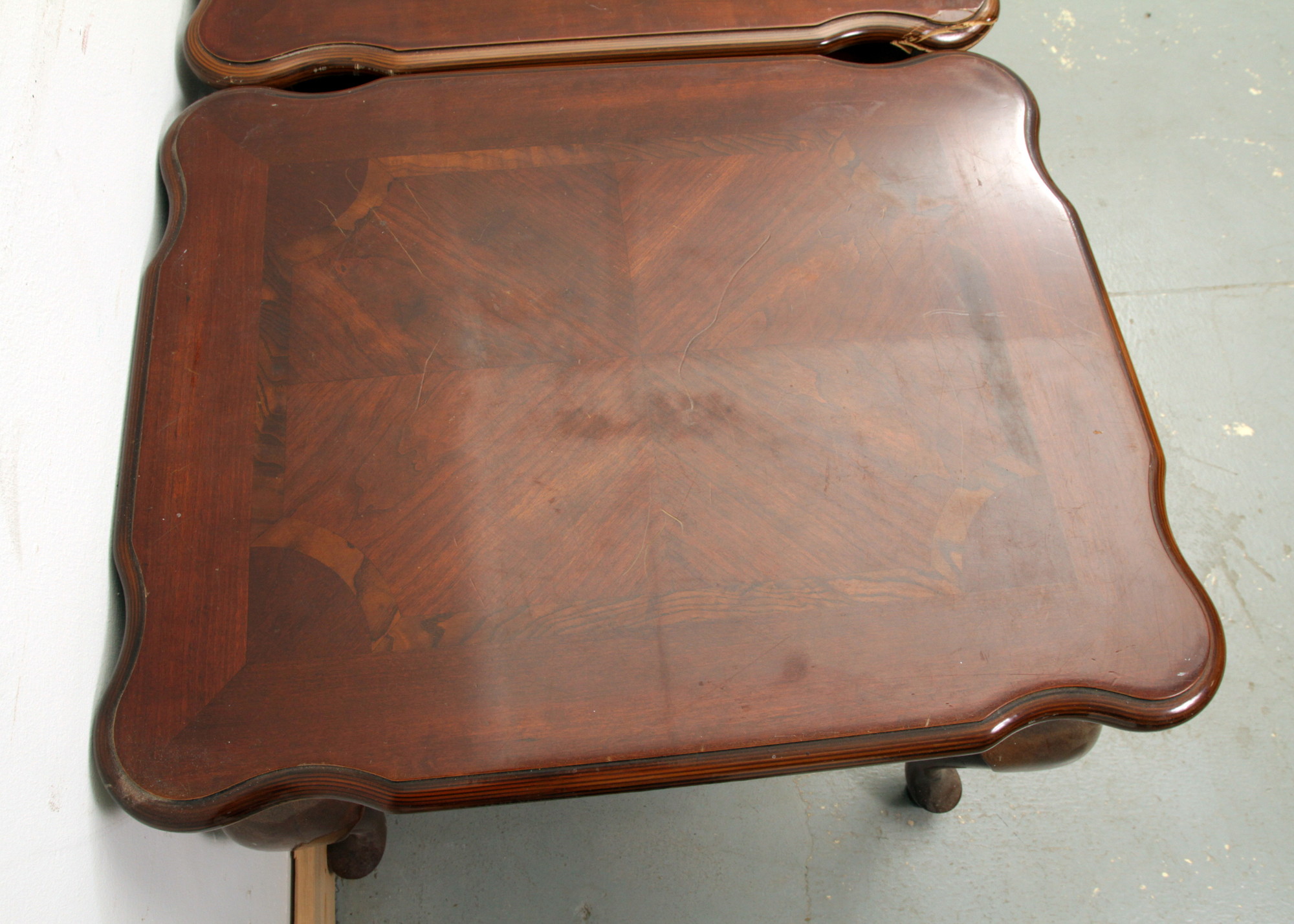 Pair of Queen Anne Style End Tables