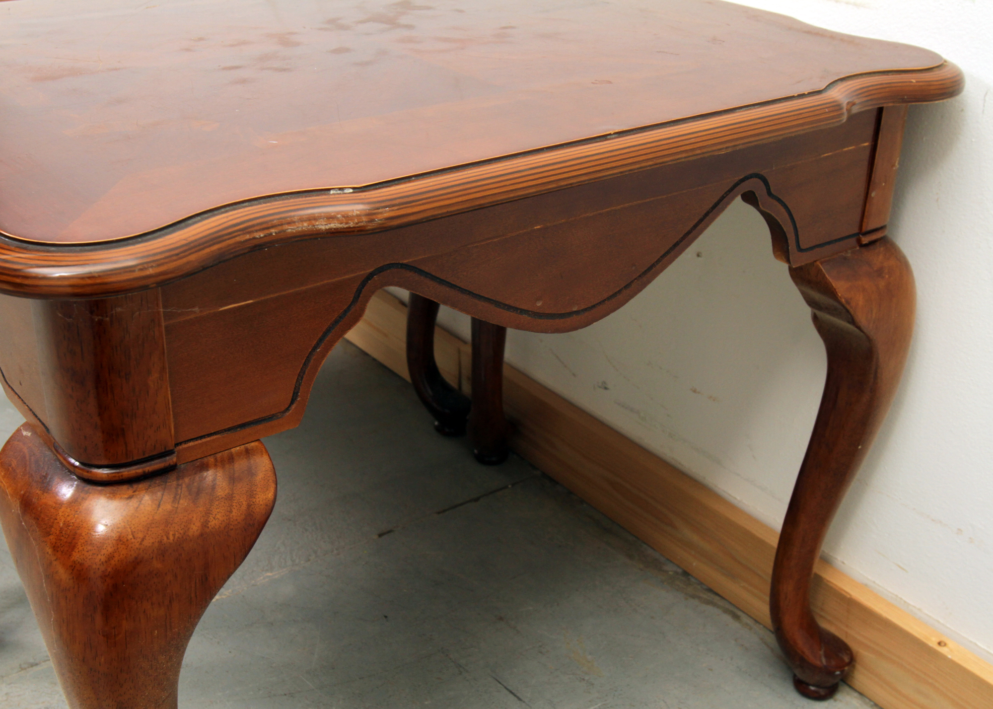 Pair of Queen Anne Style End Tables