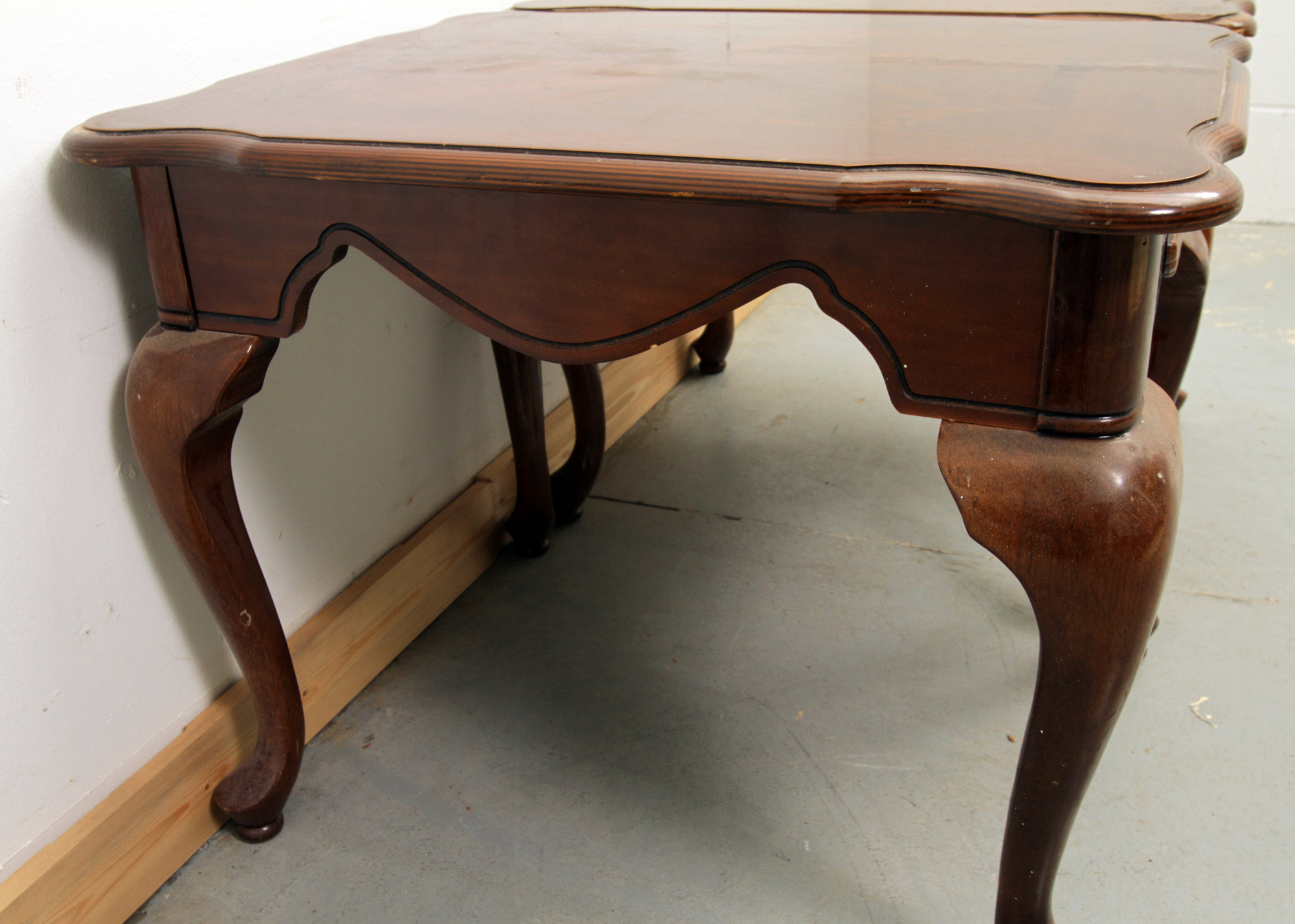 Pair of Queen Anne Style End Tables