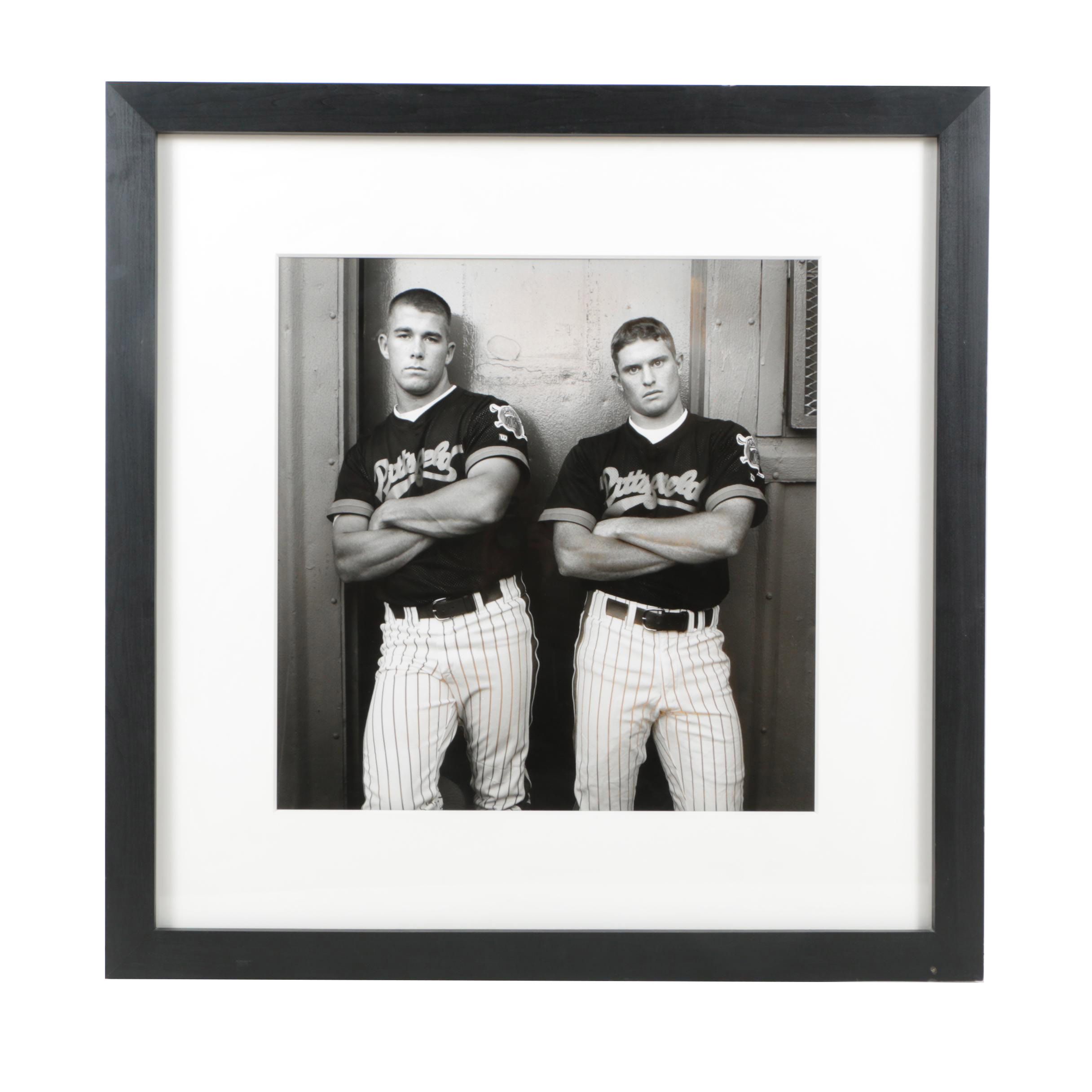 Photograph of Men in Pittsfield Baseball Uniforms