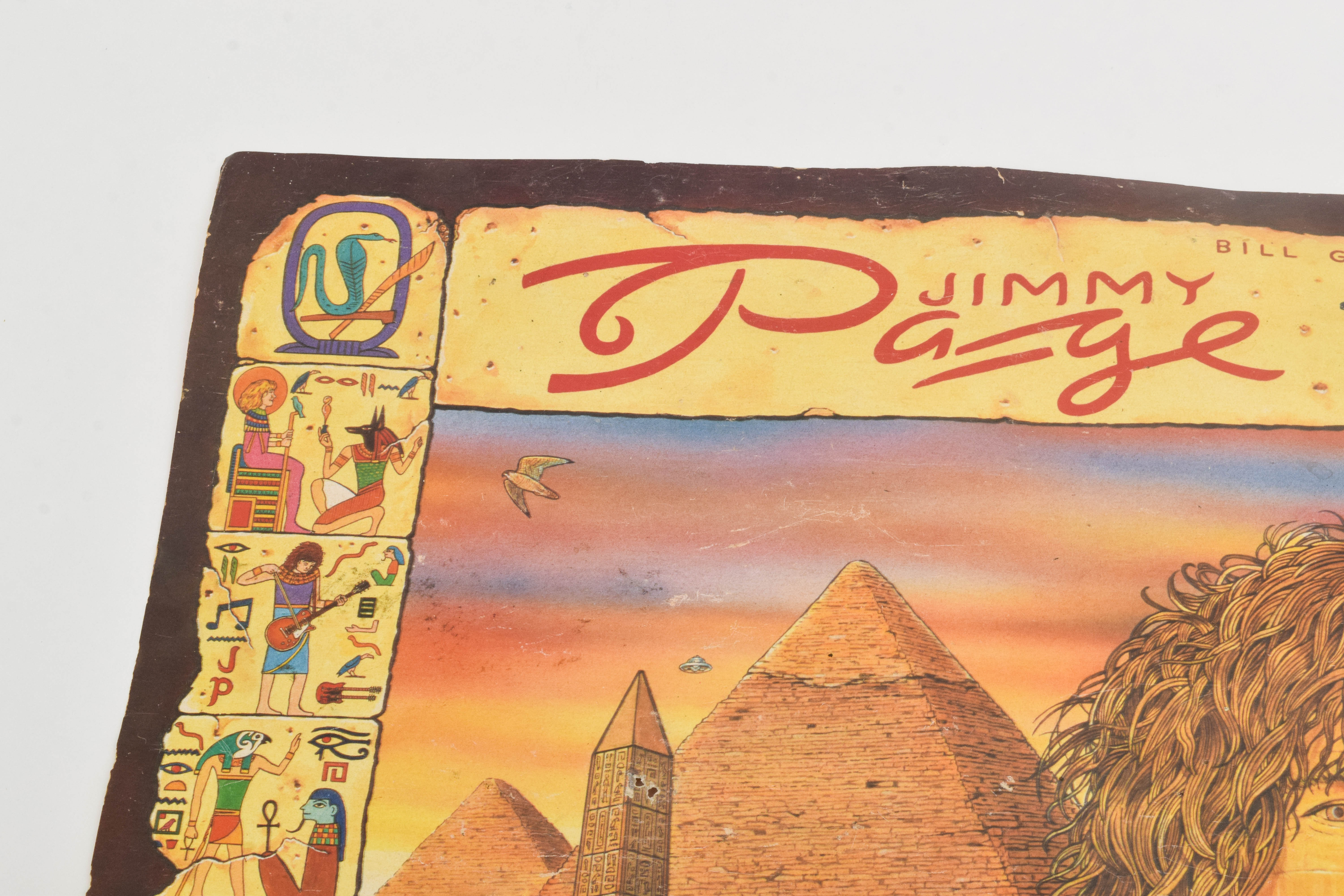 1995 Jimmy Page & Robert Plant Tour Poster