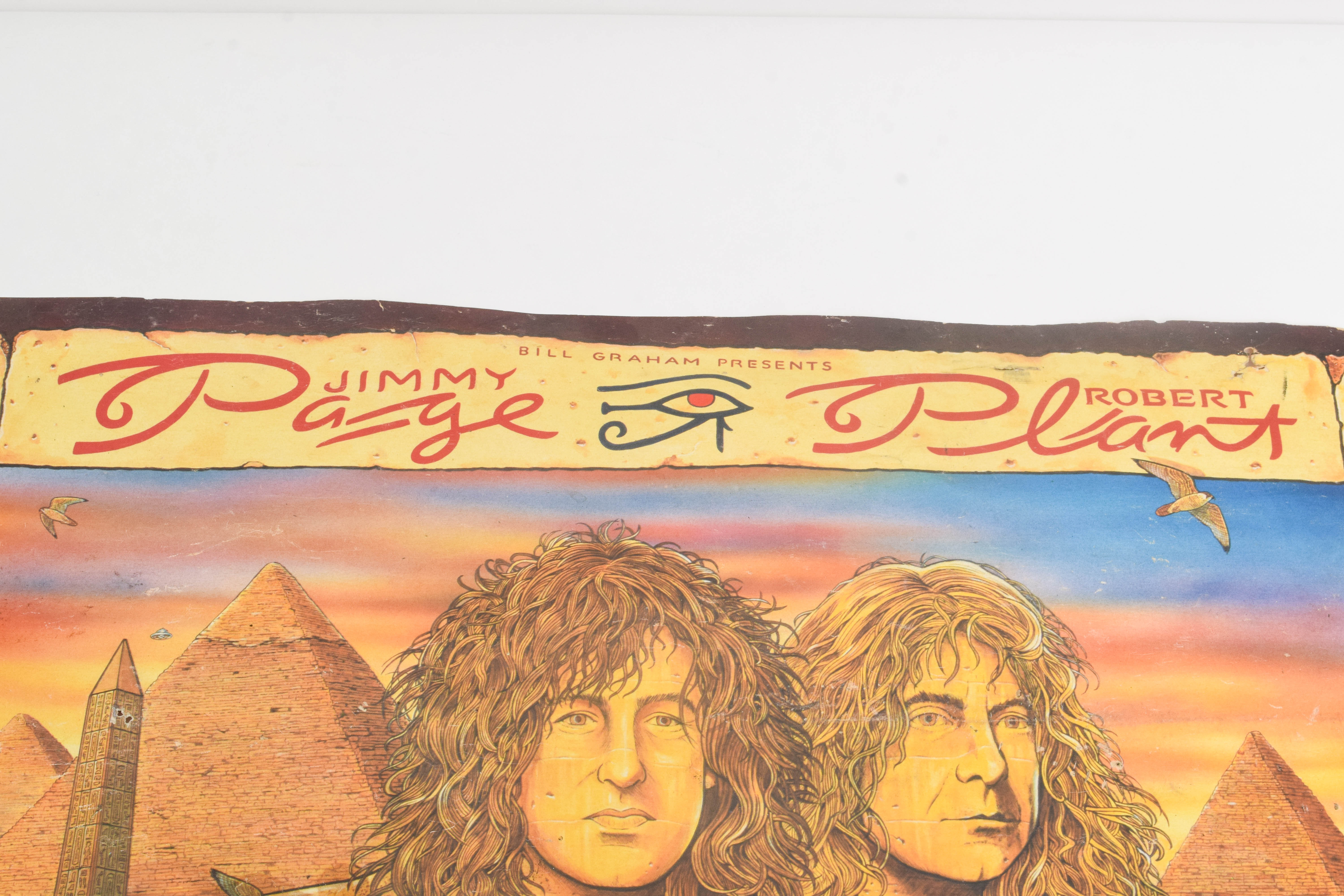 1995 Jimmy Page & Robert Plant Tour Poster