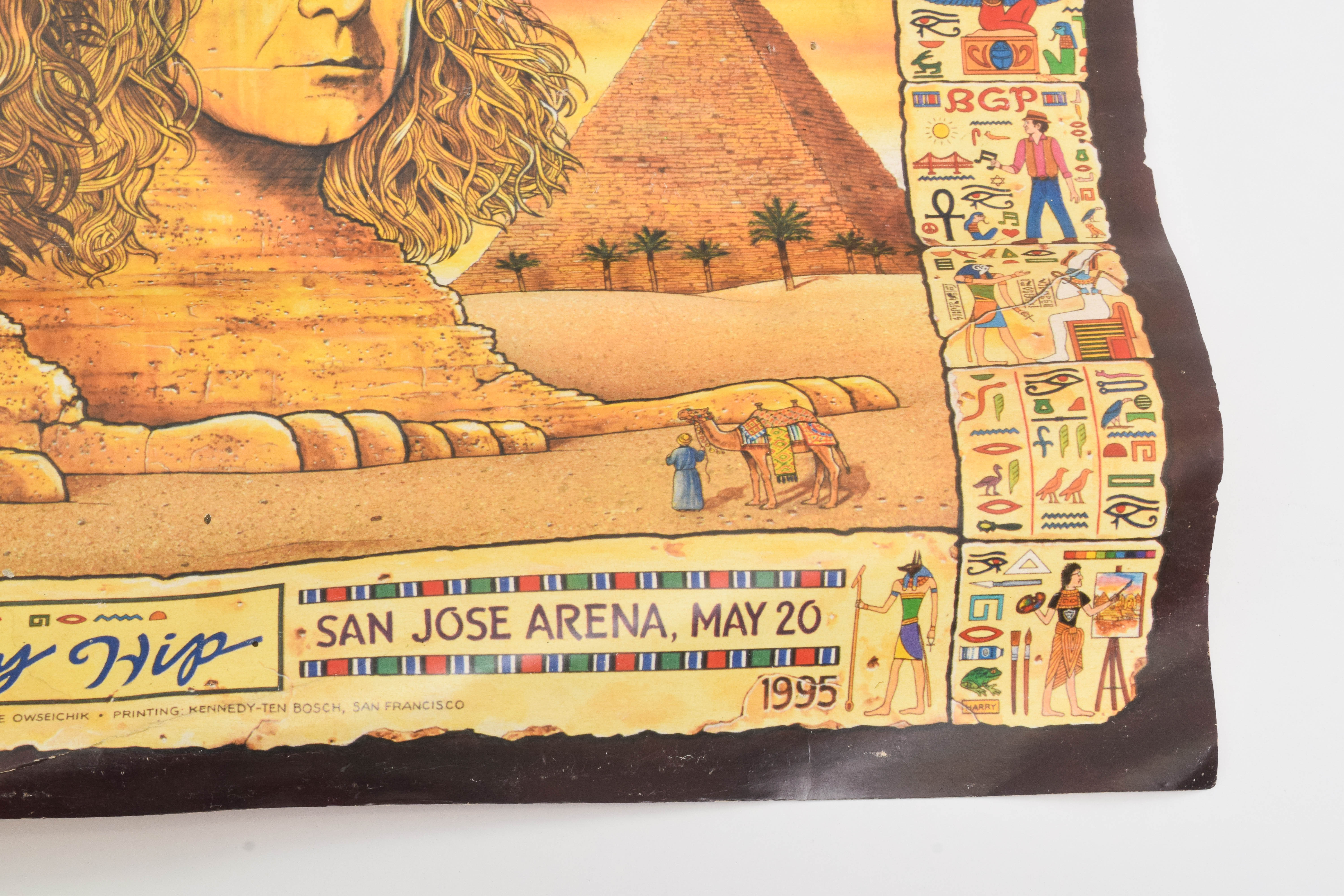 1995 Jimmy Page & Robert Plant Tour Poster