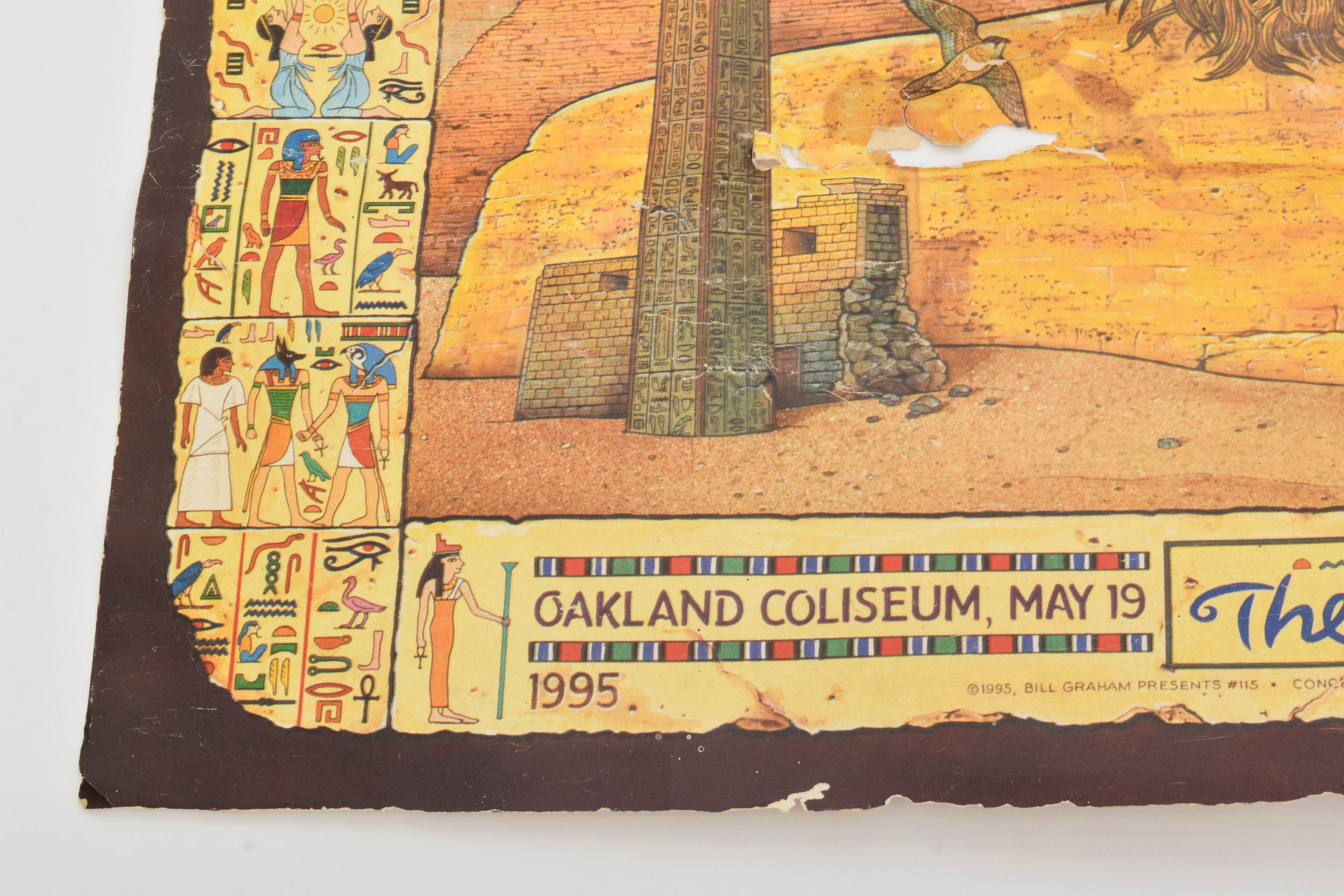 1995 Jimmy Page & Robert Plant Tour Poster