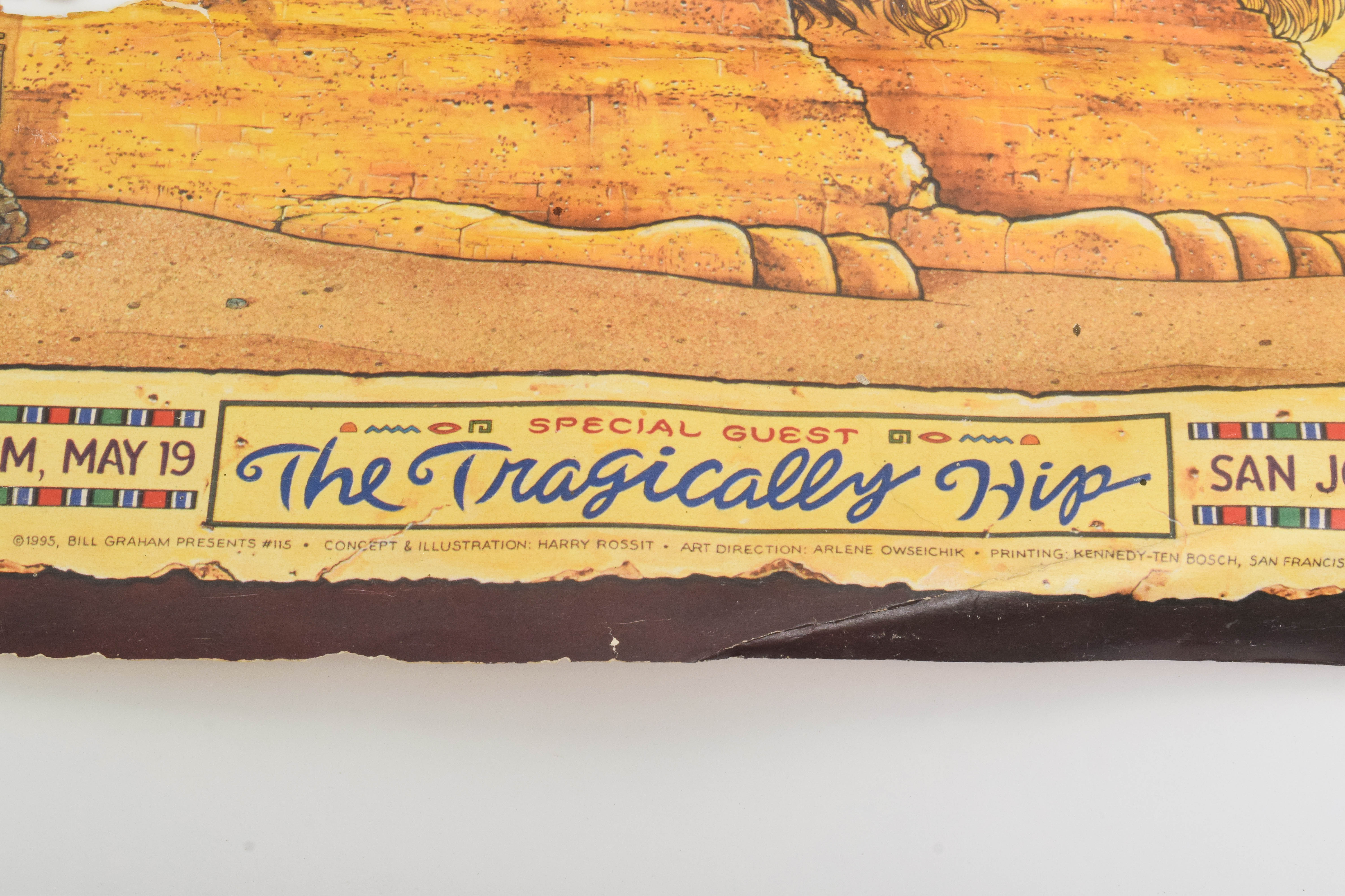 1995 Jimmy Page & Robert Plant Tour Poster