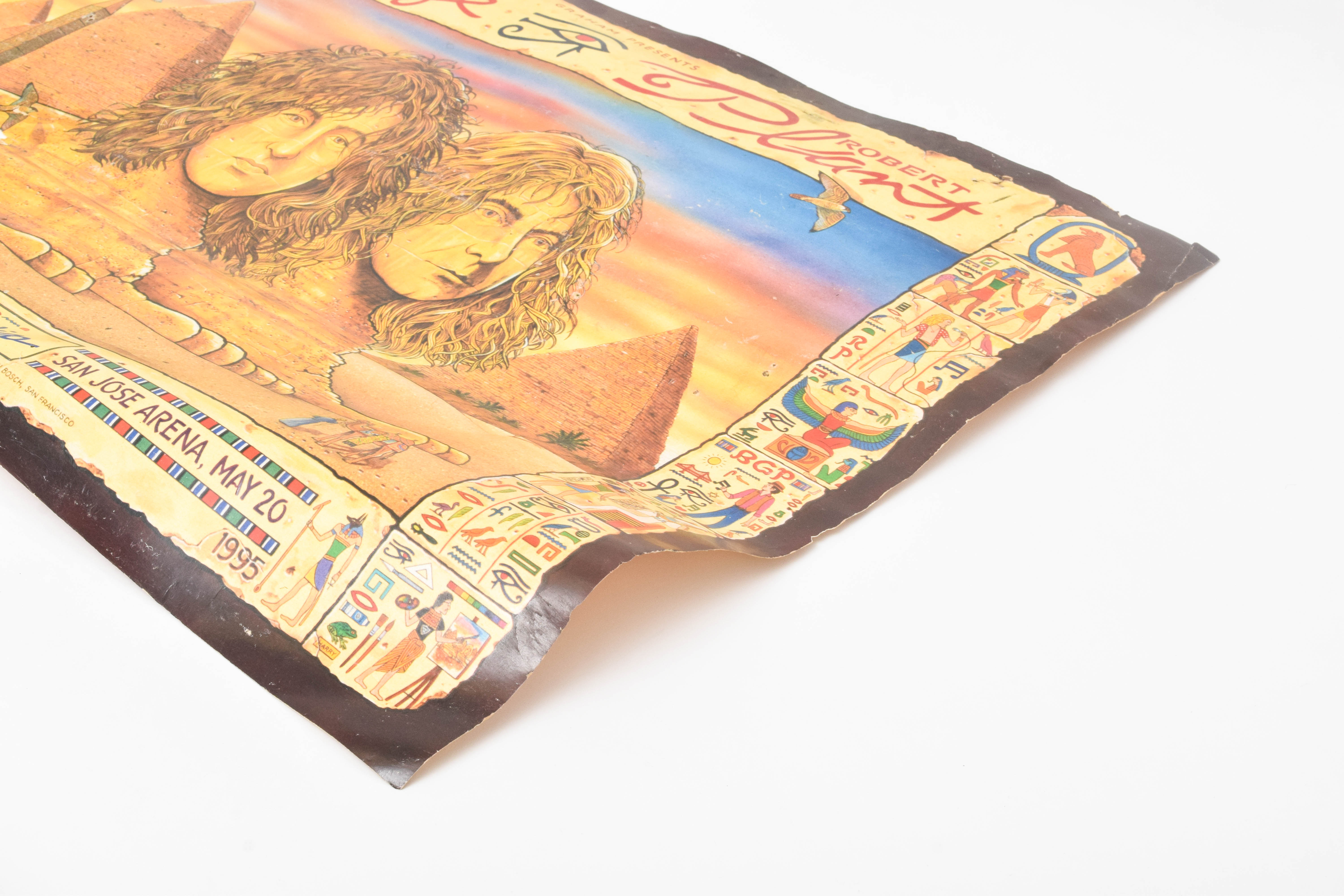 1995 Jimmy Page & Robert Plant Tour Poster