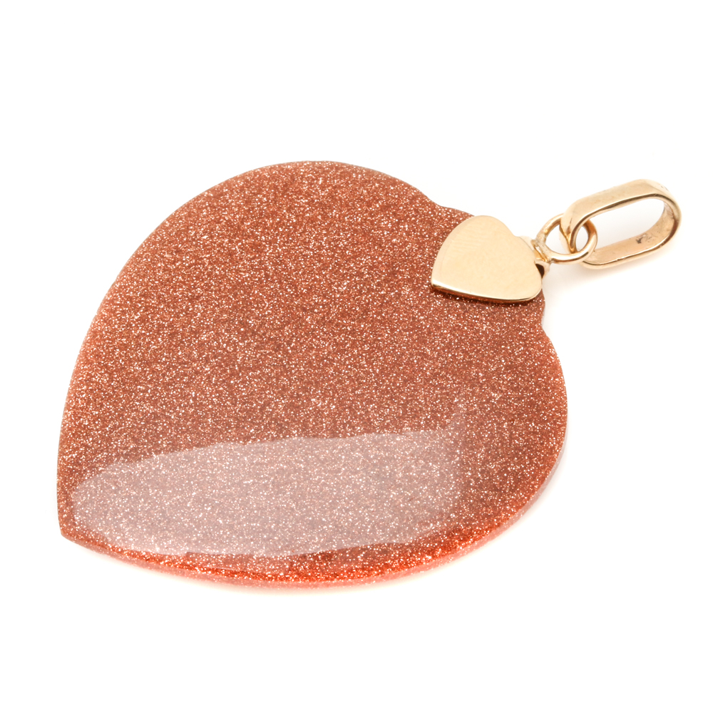 Assortment of 14K Yellow Gold Carved Gemstone Pendants