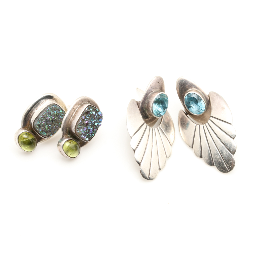 Sterling Silver Southwestern Style Jewelry Including Carolyn Pollack