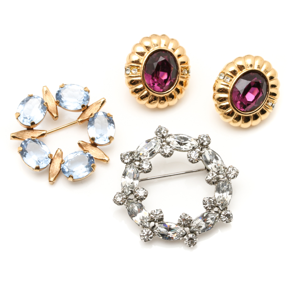 Collection of Vintage Jewelry Including Vendome, Weiss, and More