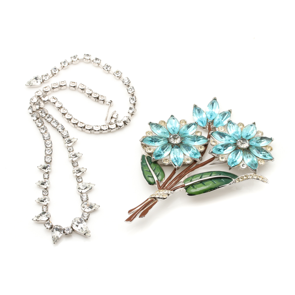 Collection of Vintage Jewelry Including Vendome, Weiss, and More