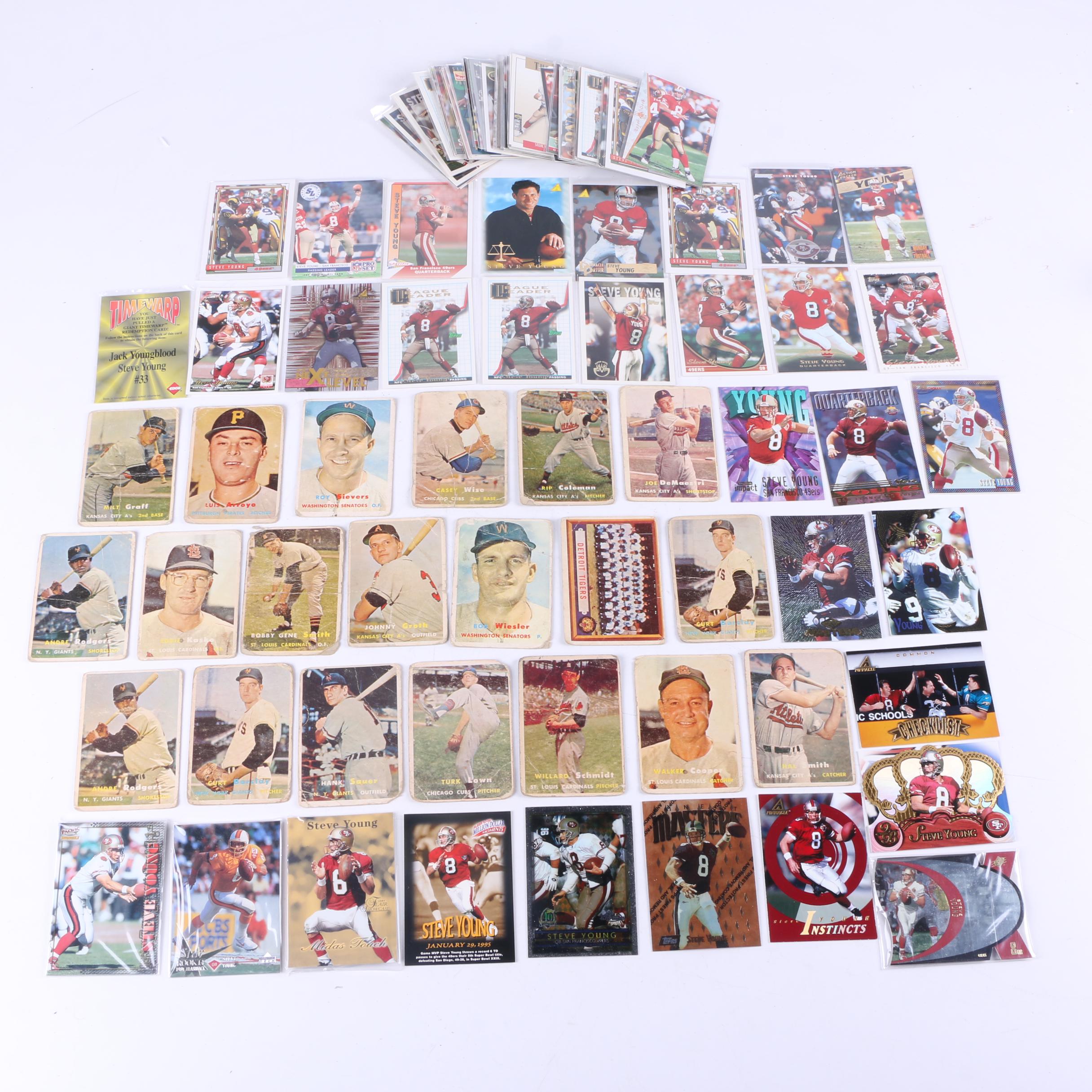 MLB and NFL Trading Cards