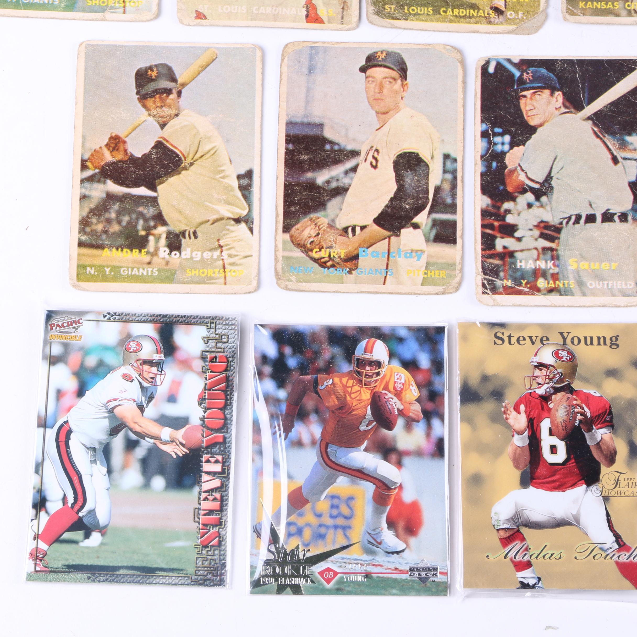 MLB and NFL Trading Cards