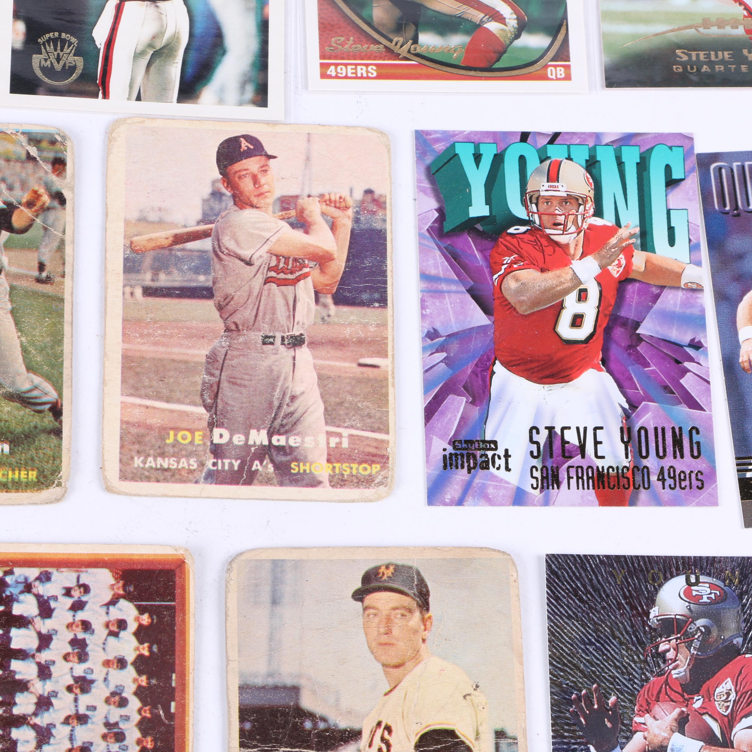 MLB and NFL Trading Cards
