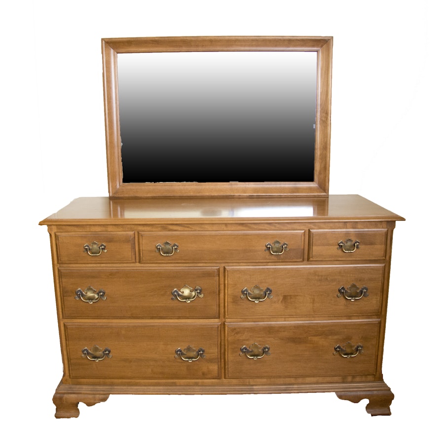 Traditional Chest of Drawers with Mirror  by Ethan Allen